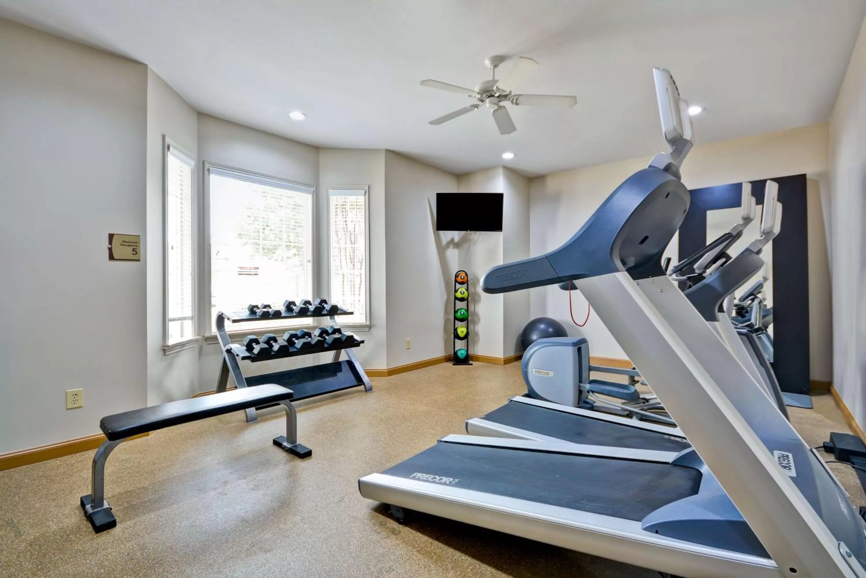 Fitness centre/facilities in Homewood Suites by Hilton Dallas-Lewisville
