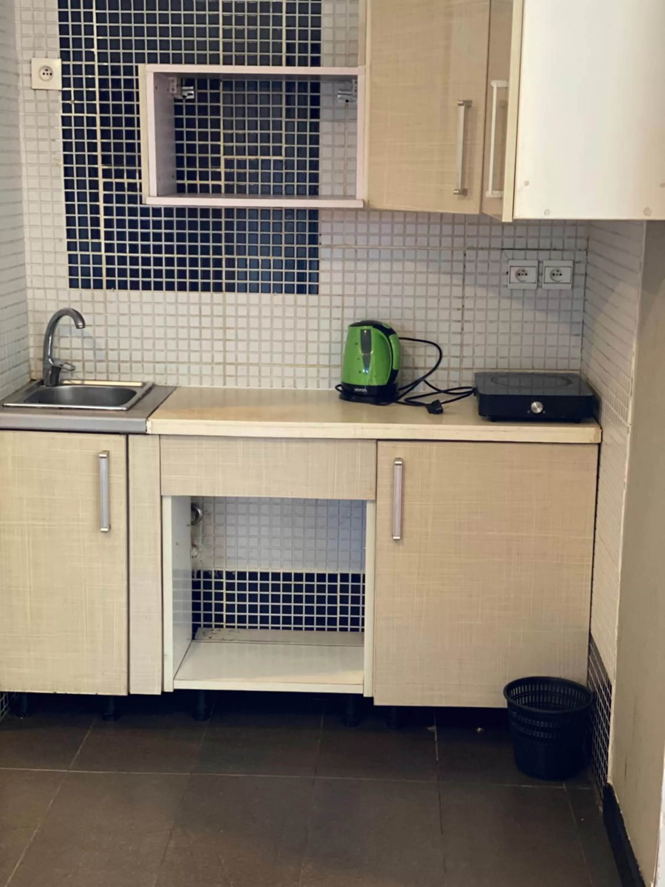 Kitchen or kitchenette in Sole Hotel