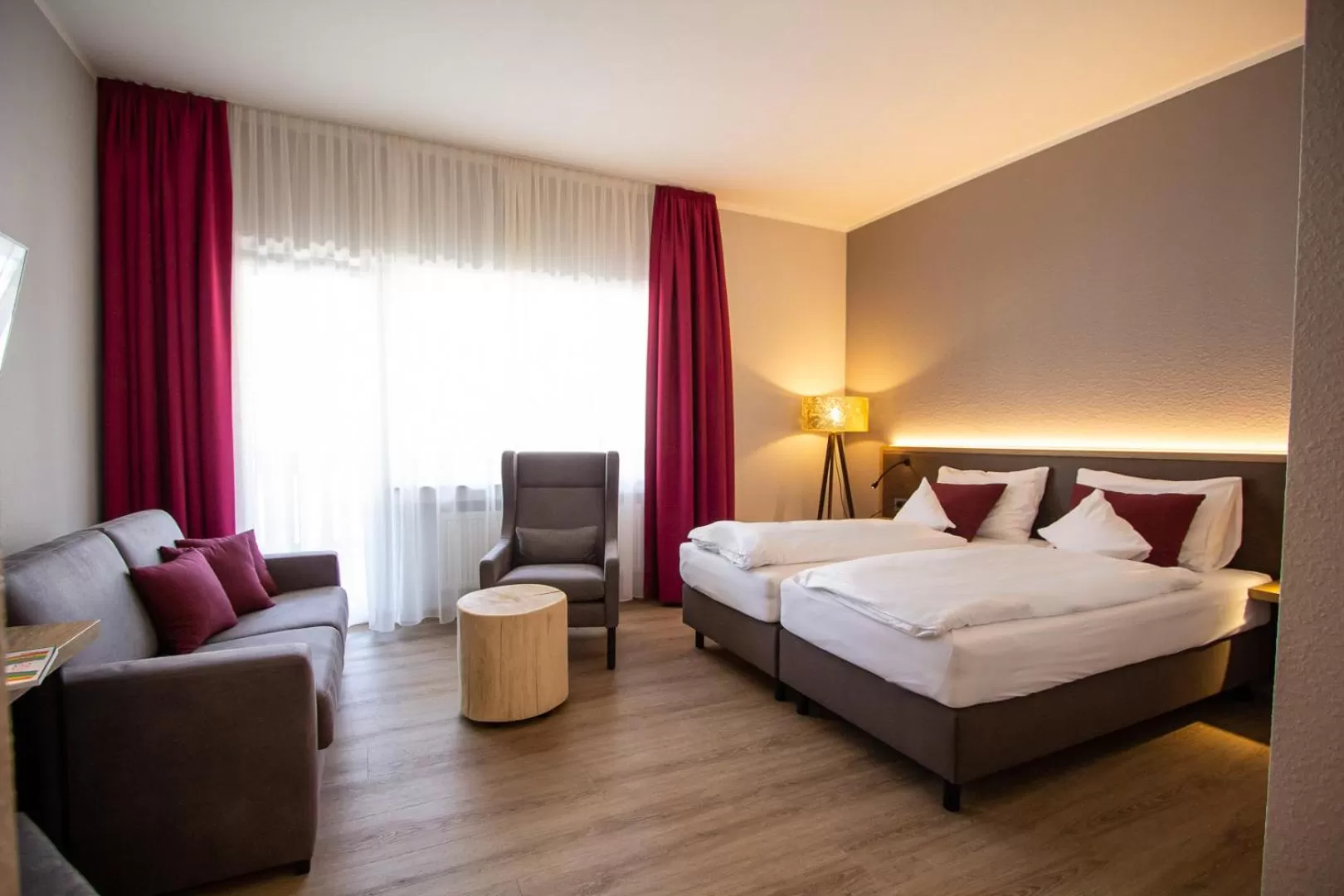 Photo of the whole room, Bed in Hotel Spessartstuben