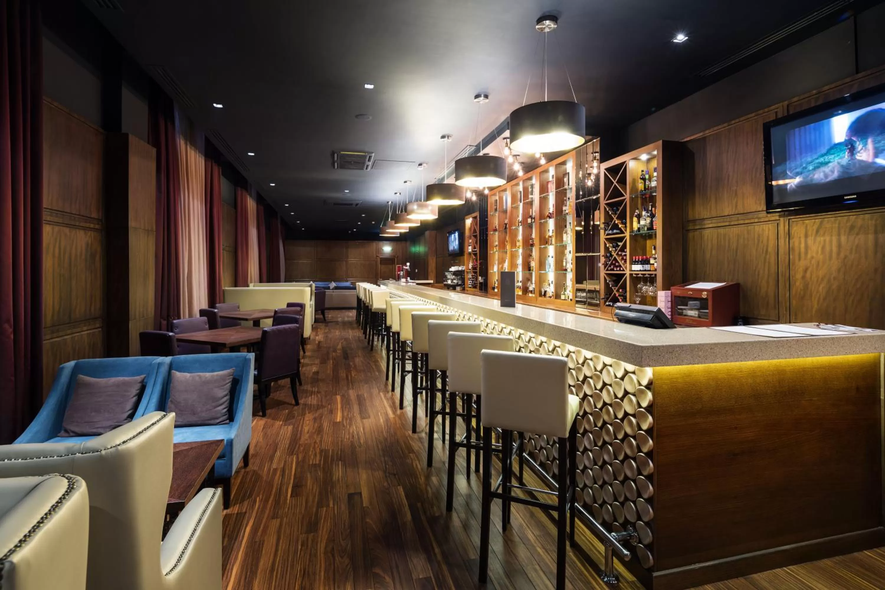 Lounge or bar in The Dostyk Hotel