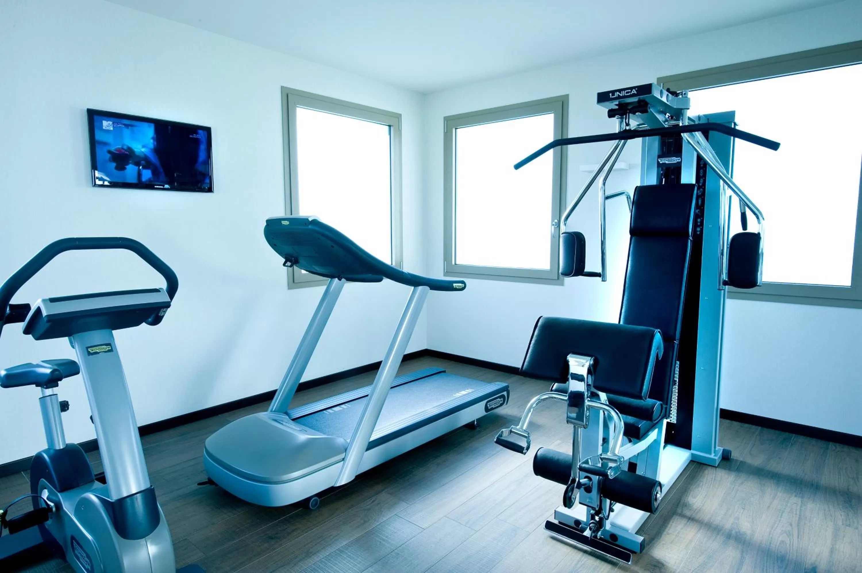 Fitness centre/facilities in Viola Mhotel