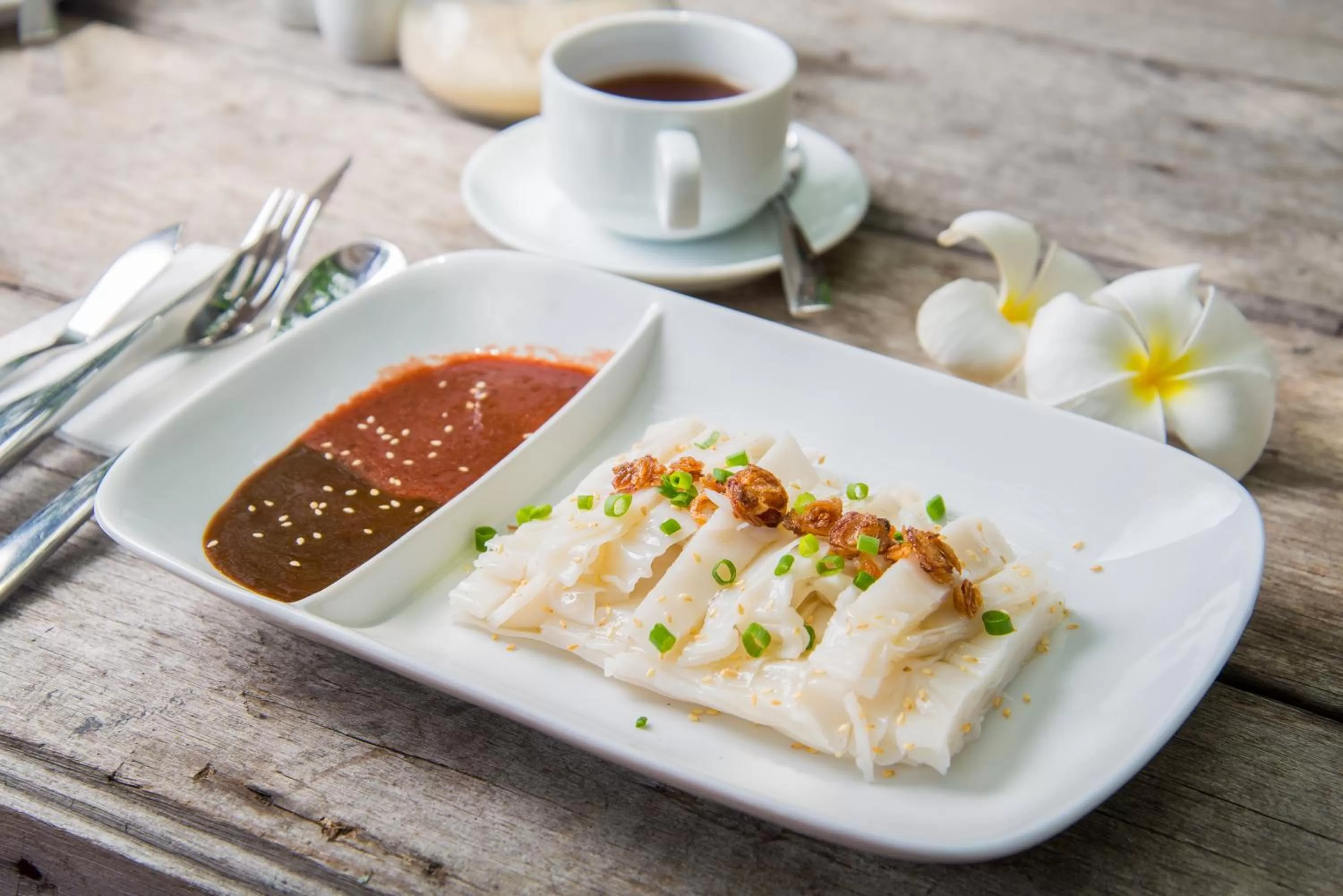 Food close-up in 1825 Gallery Hotel