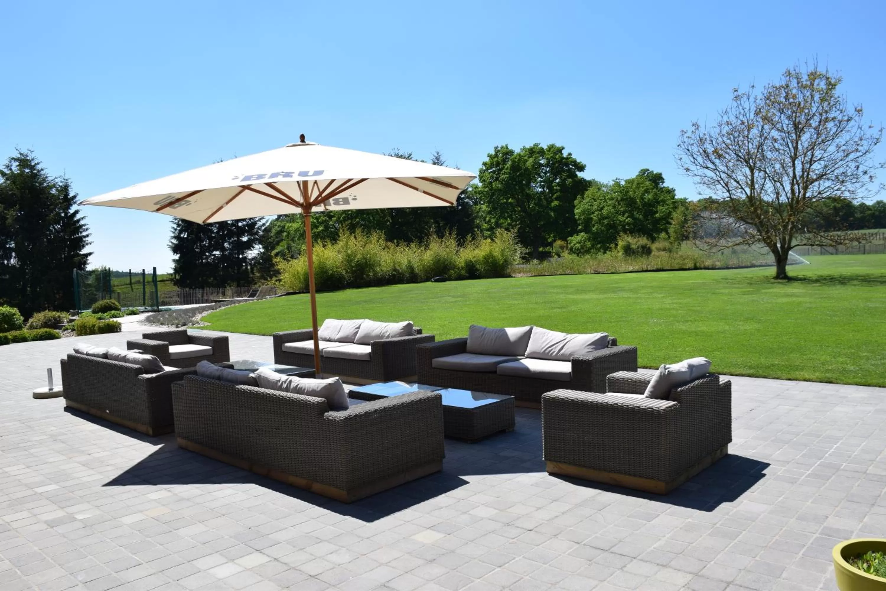 Patio in B&B Le Briquemont