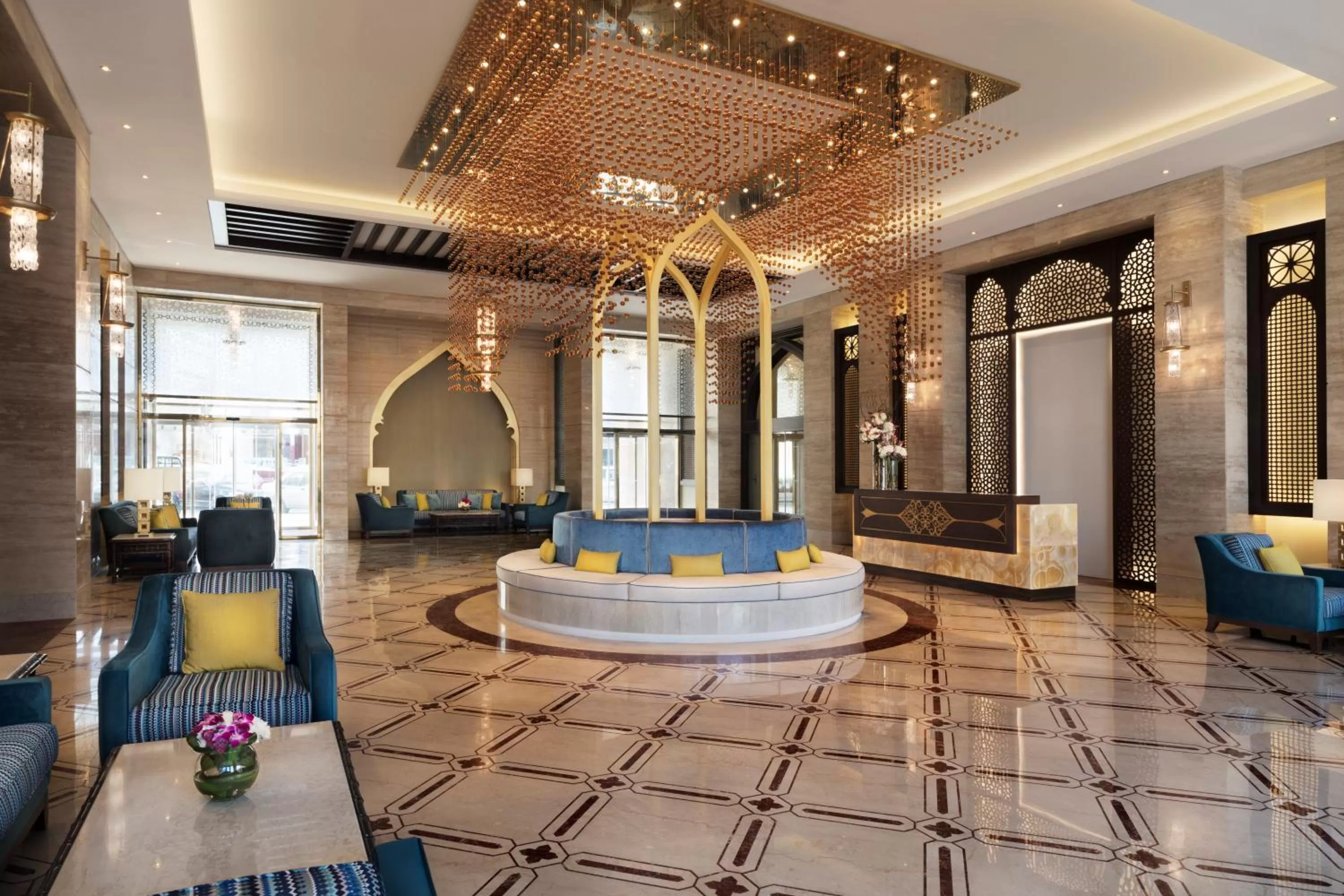 Lobby or reception in Al Najada Doha Hotel by Tivoli