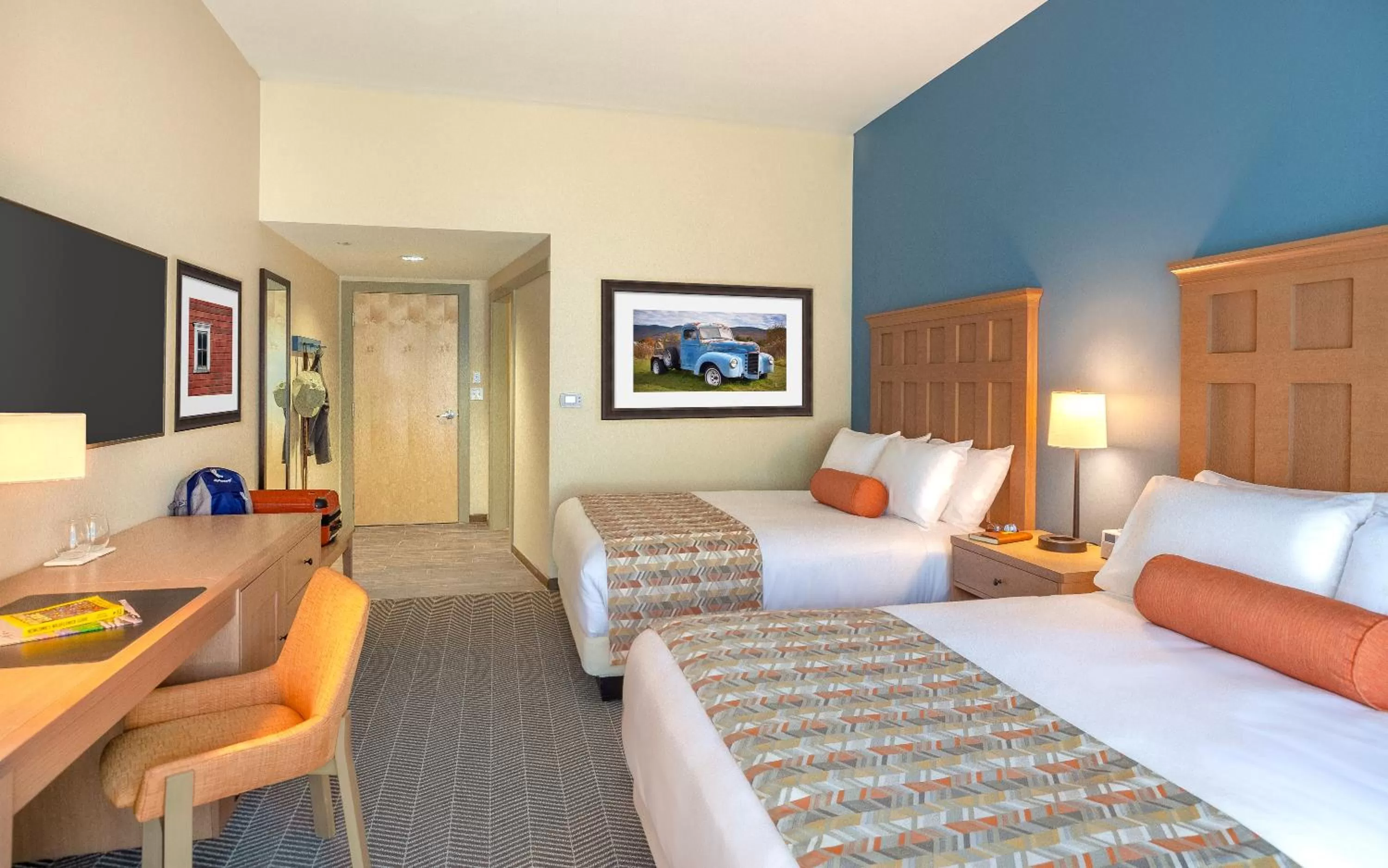 Bed in The Glen House