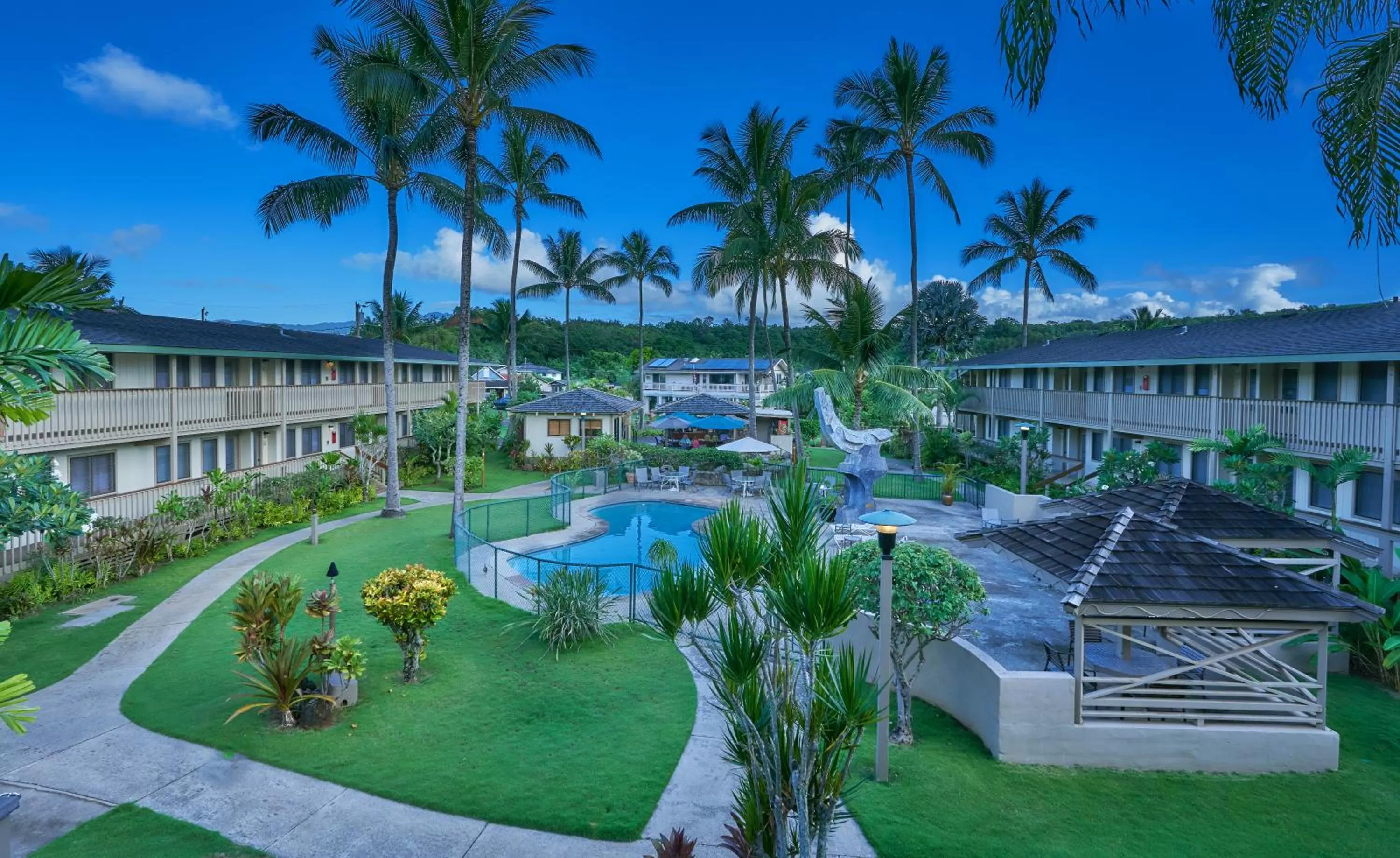 Bird's eye view in The Kauai Inn