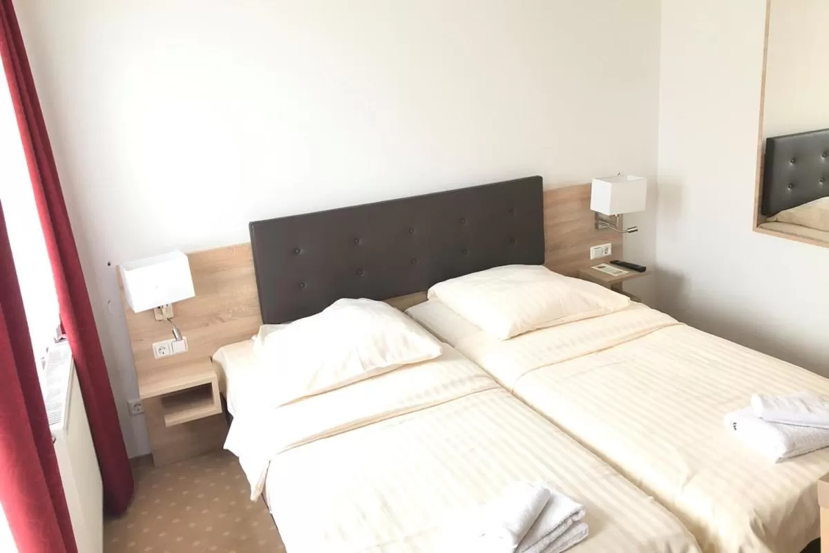 Bed in Hotel & Restaurant Miranda