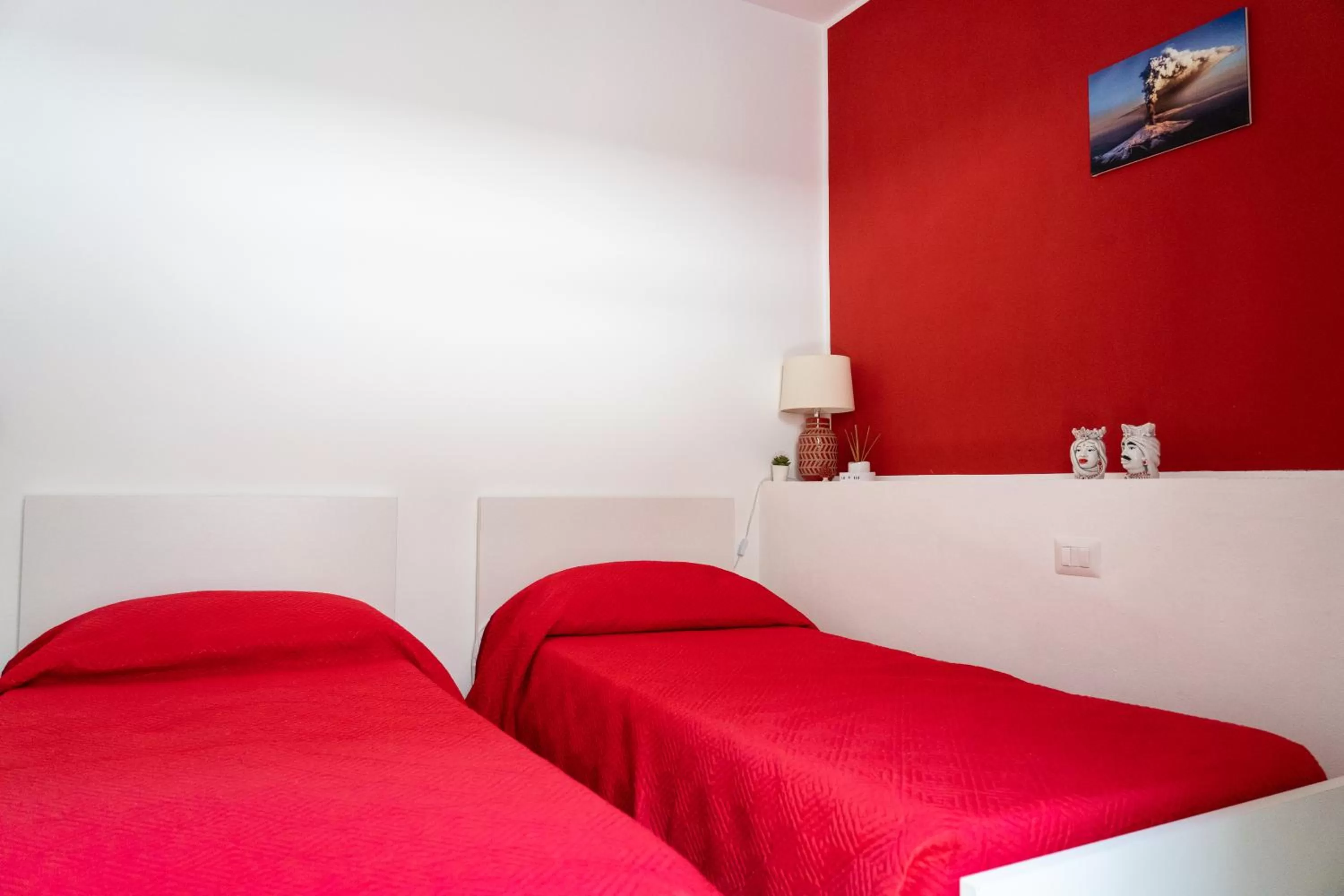 Bed in Portosalvo Rooms