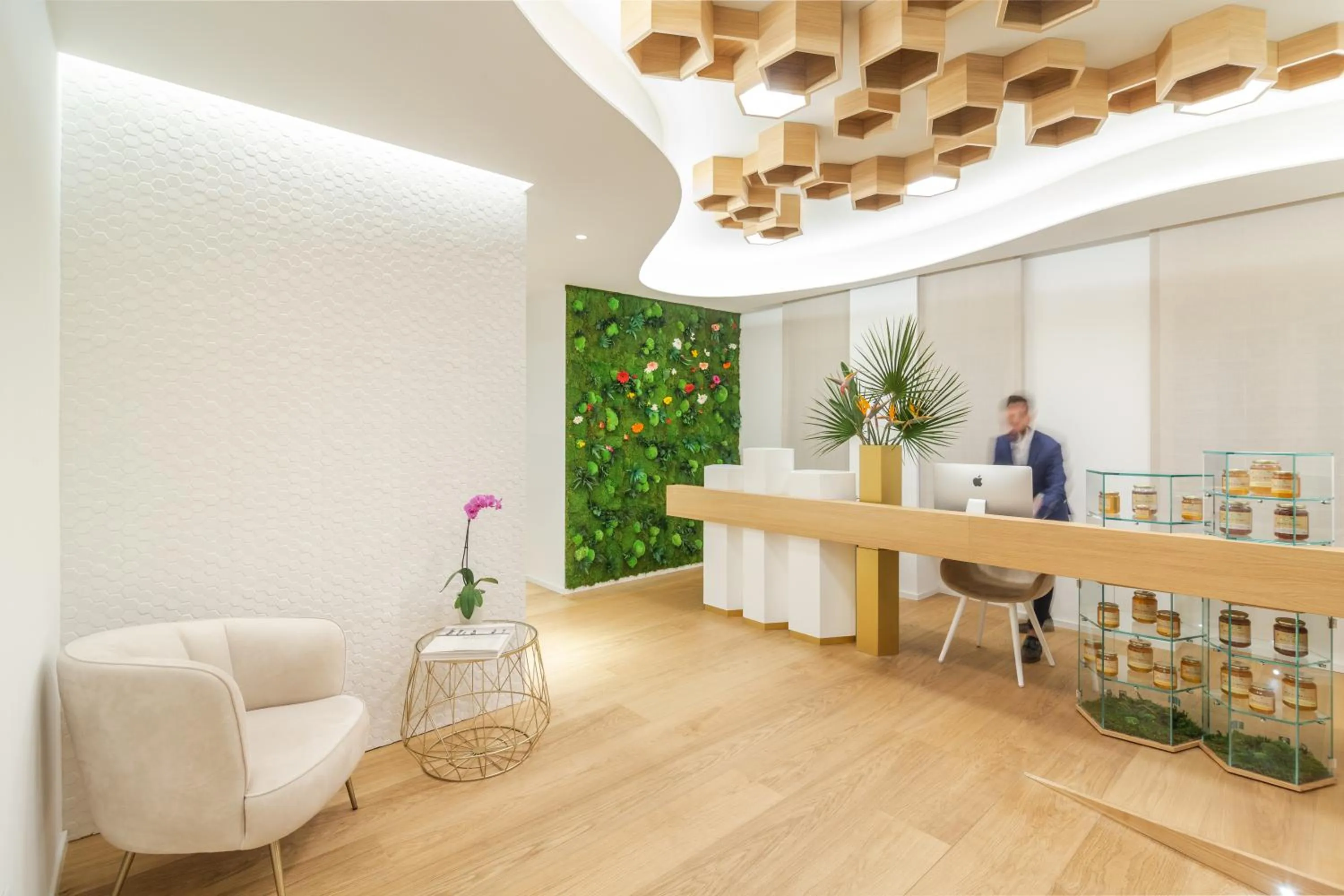 Lobby or reception in Hotel Aristeo