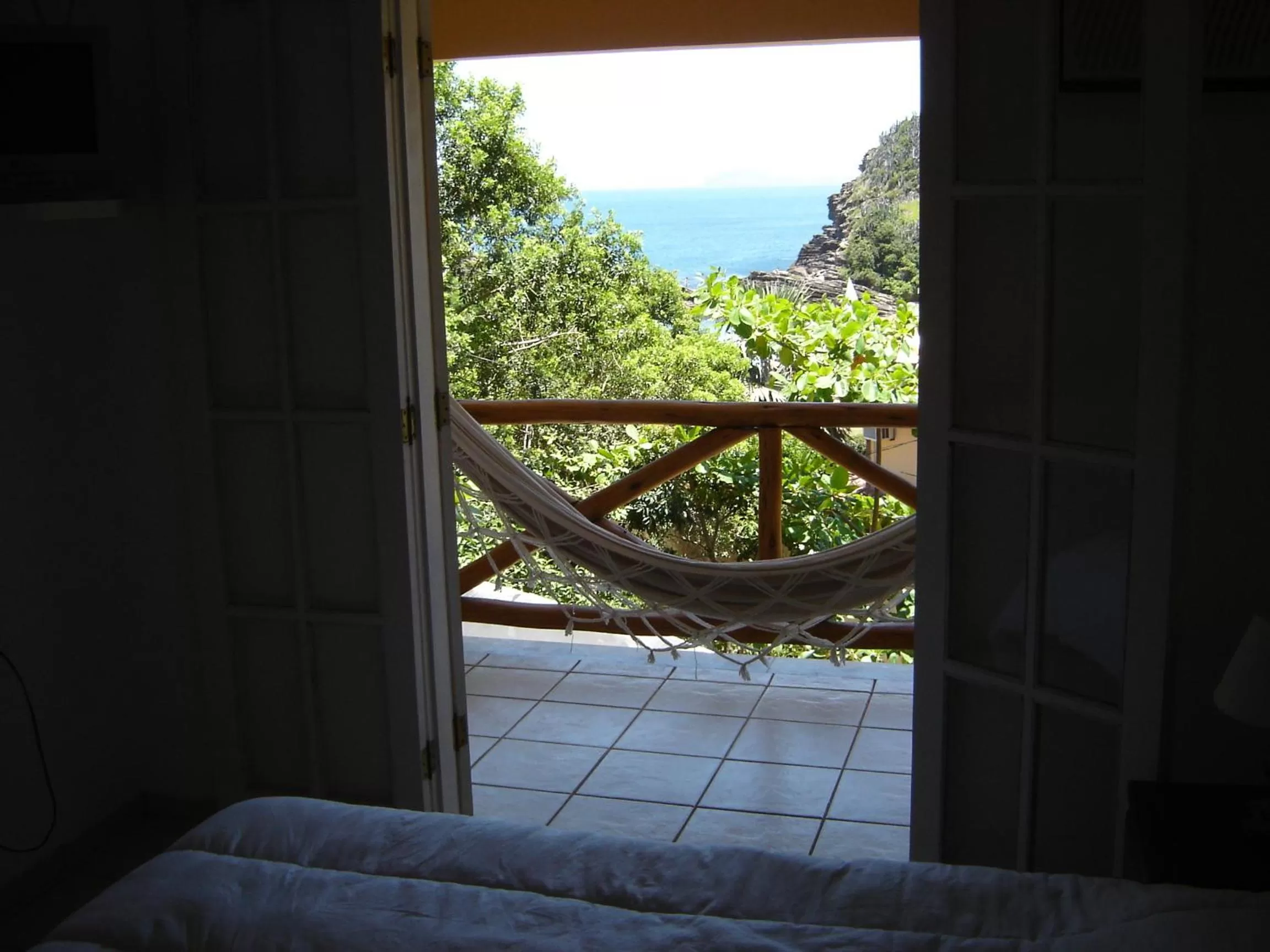 View (from property/room), Balcony/Terrace in Praia da Ferradurinha Guest House