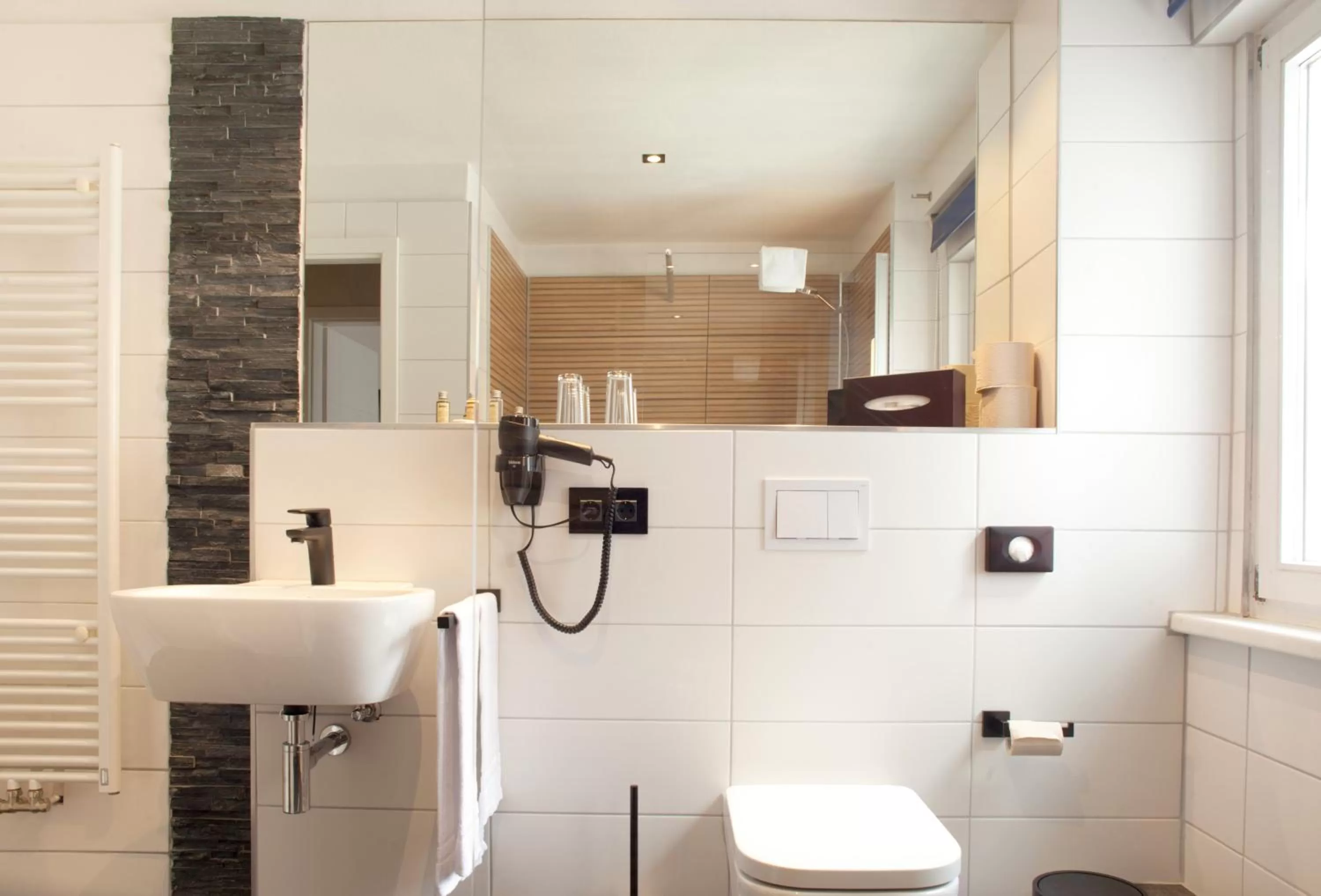 Shower in Hotel Schweriner Hof