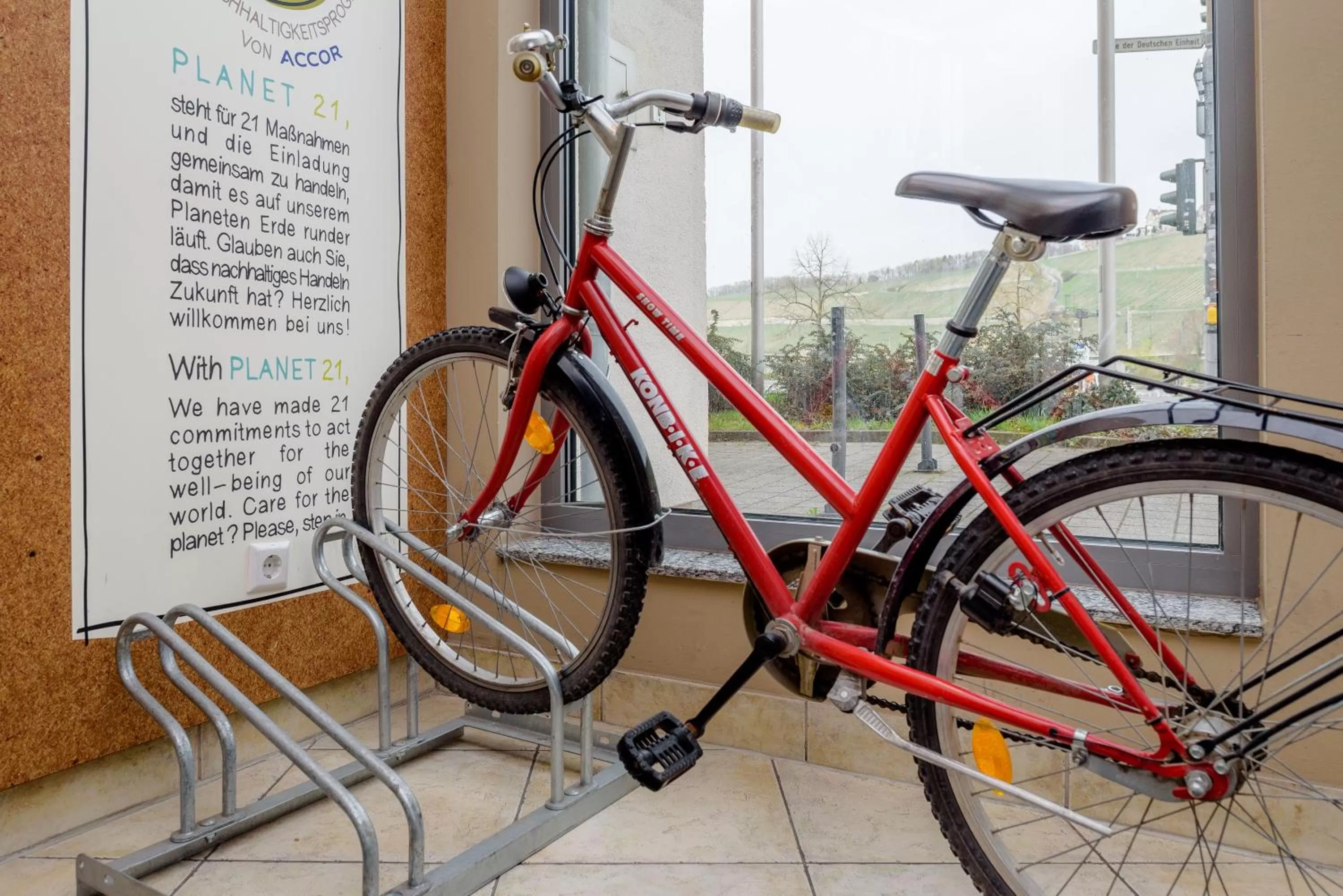 Lobby or reception in ibis Hotel Würzburg City