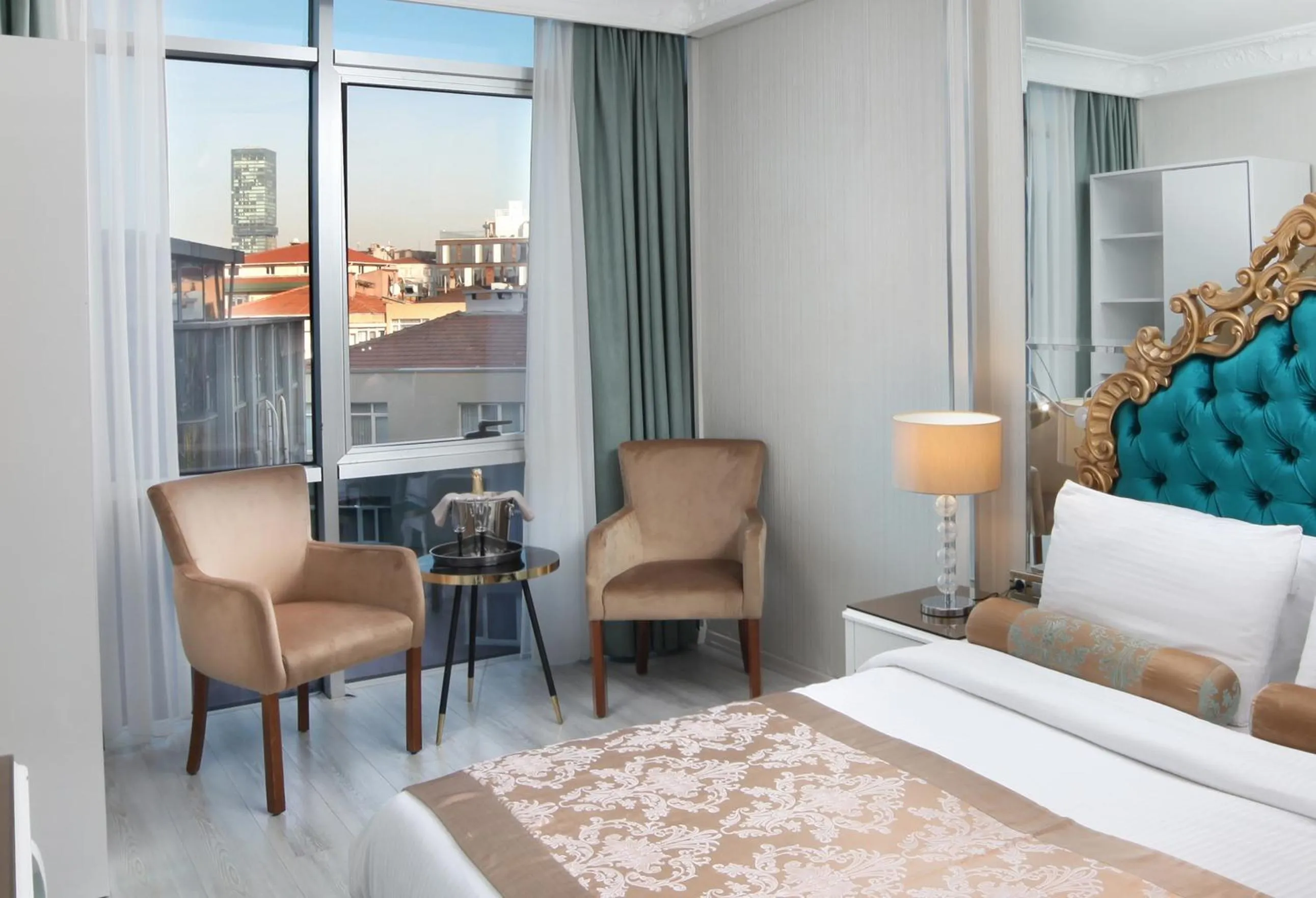 Seating area in White Monarch Hotel