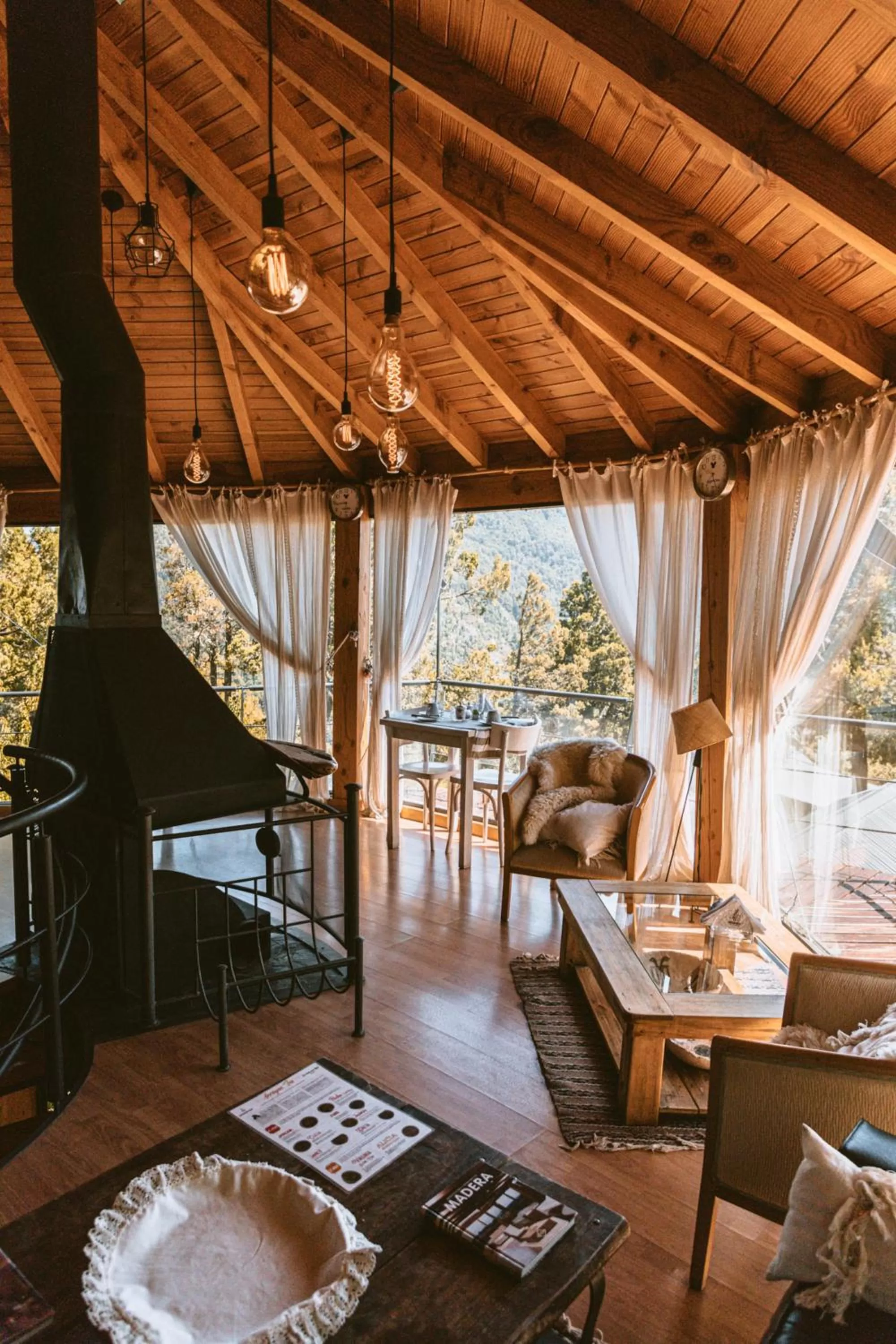 Patio in Arrayan Lake View Mountain Lodge & Casa De Te Arrayan