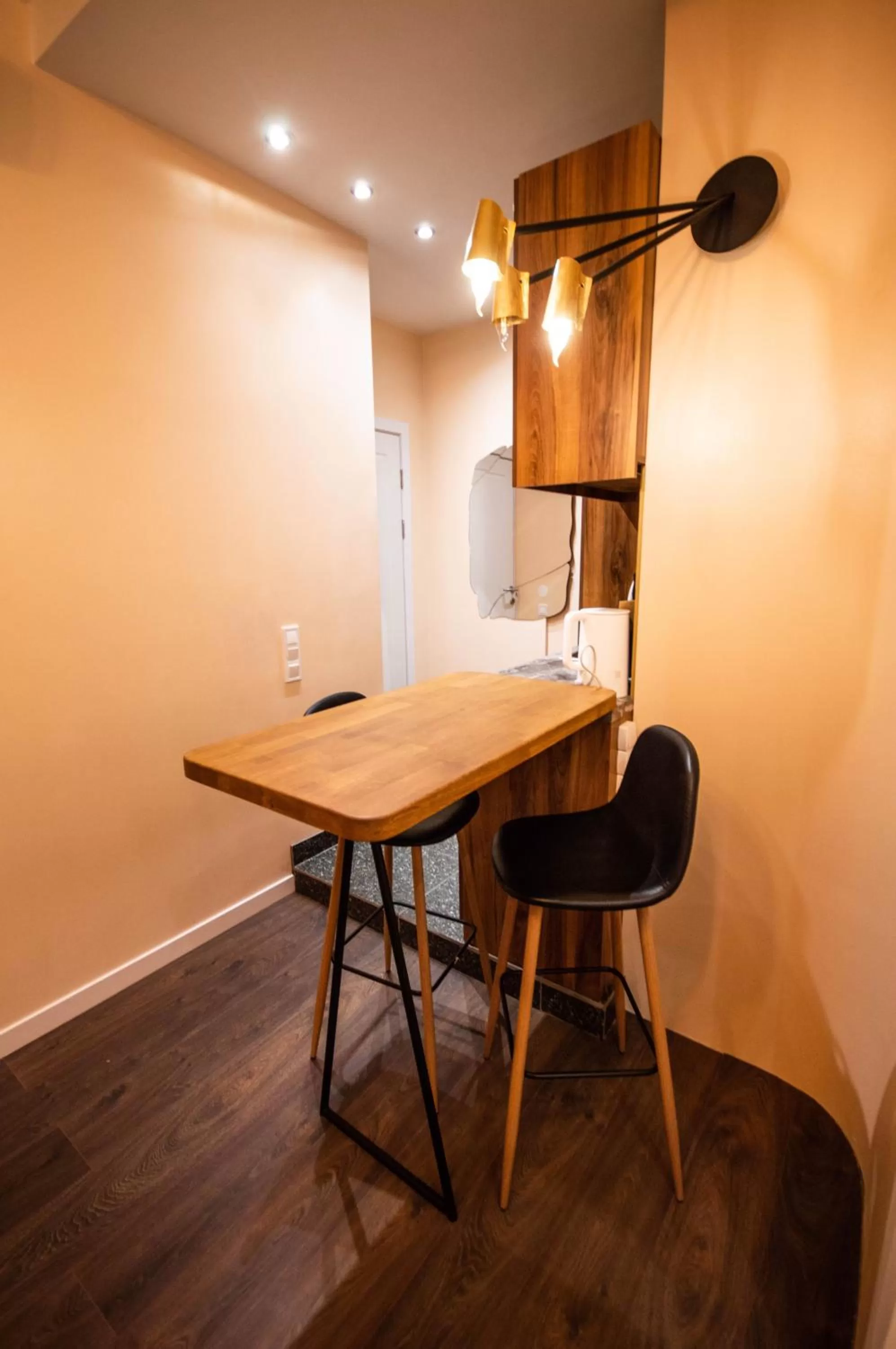 Seating area, Dining Area in Kyiv Panorama Apartments near Gulliver