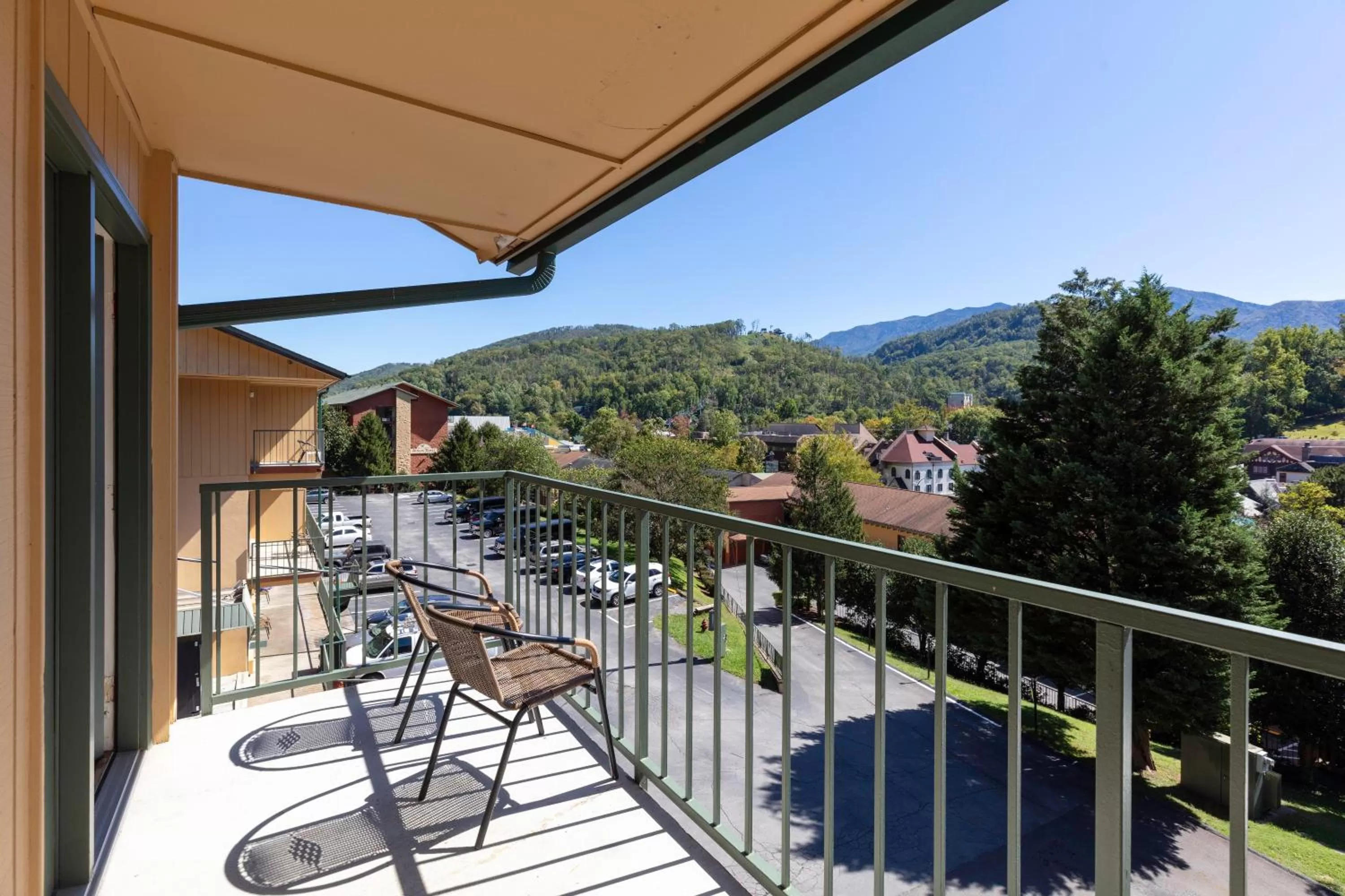 Balcony/Terrace in River Terrace Resort & Convention Center