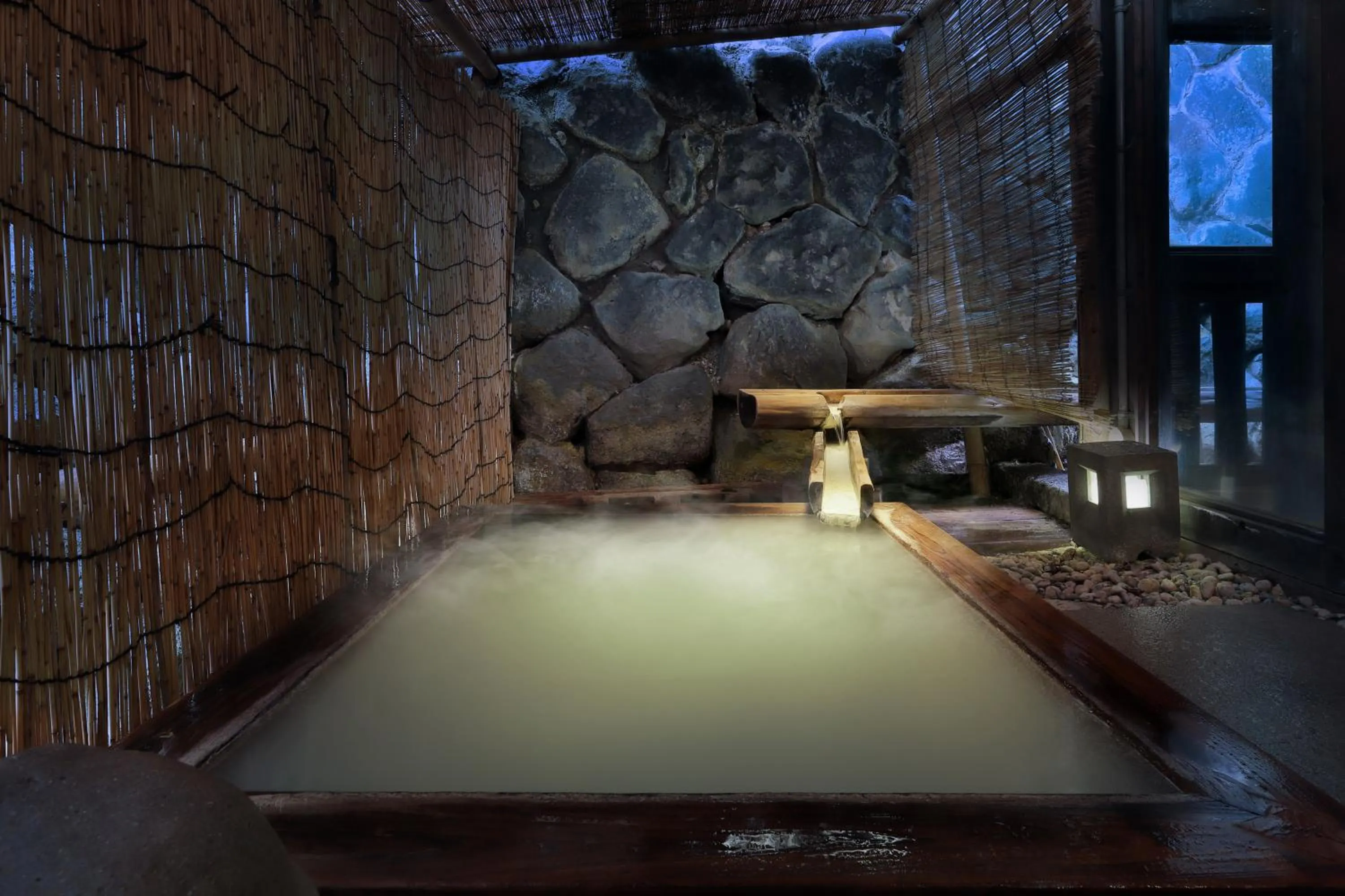 Hot Spring Bath in Zao Onsen Omiya Ryokan