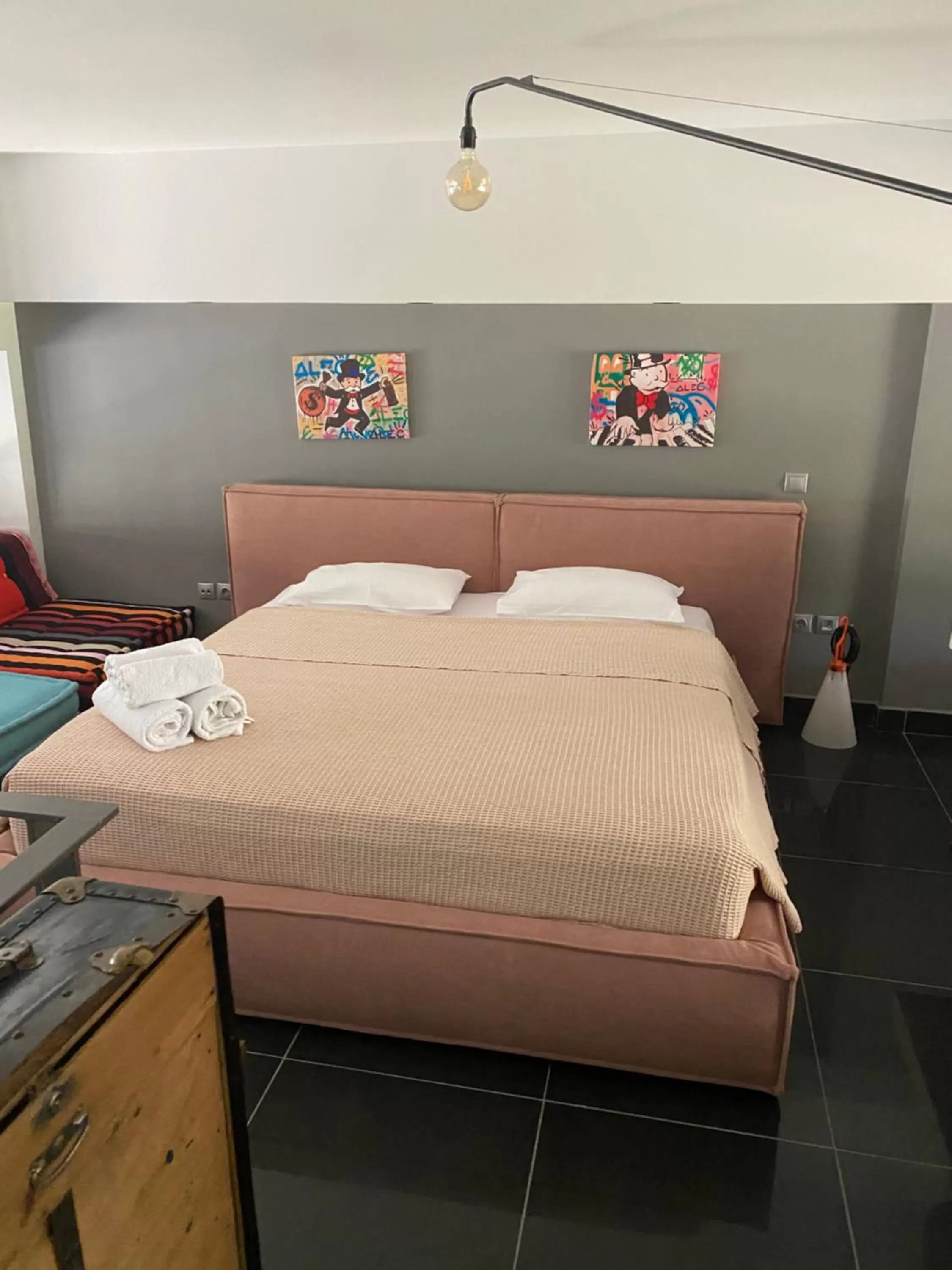 Bed in Bespoke House Athens