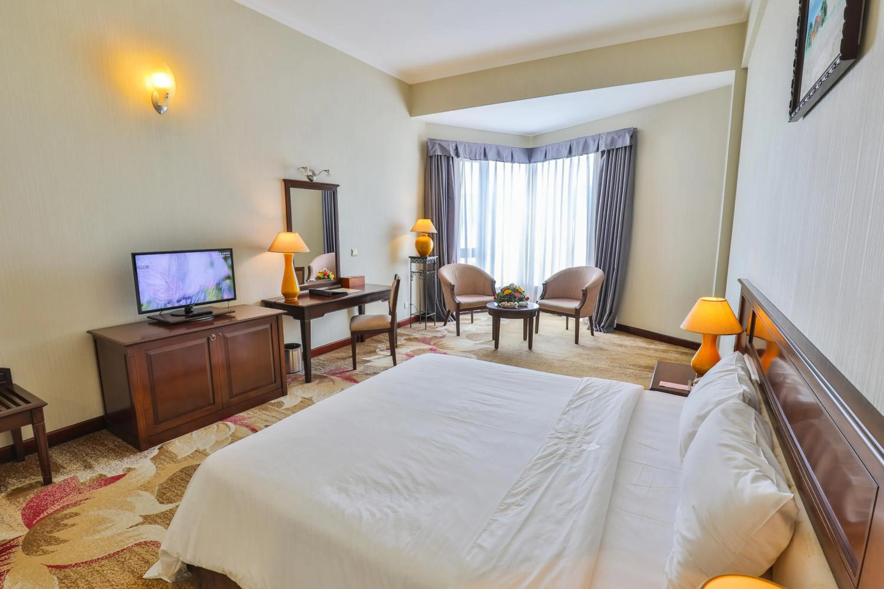 Bed in Saigon Quy Nhon Hotel