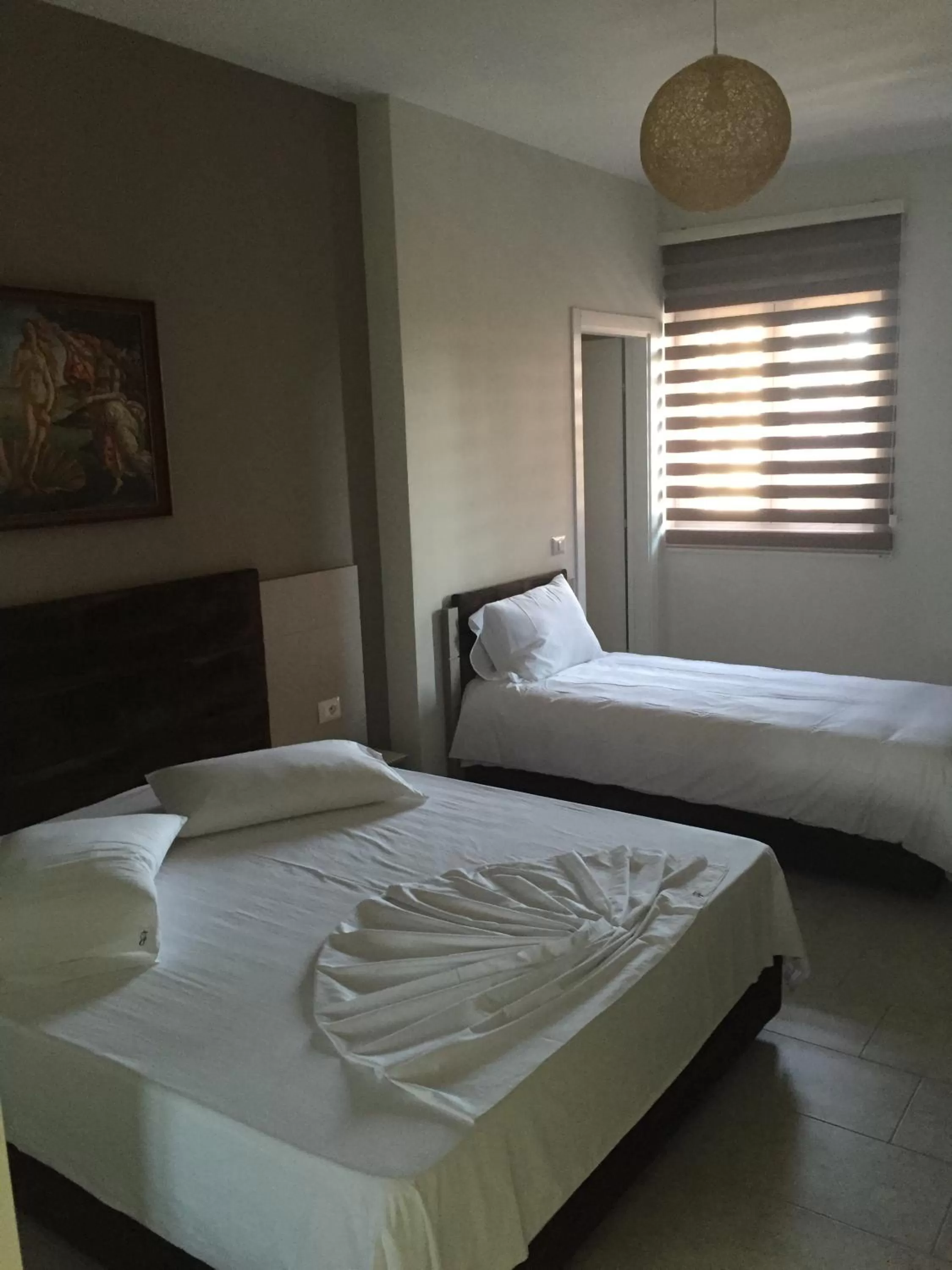 Bed in Fjortes Hotel