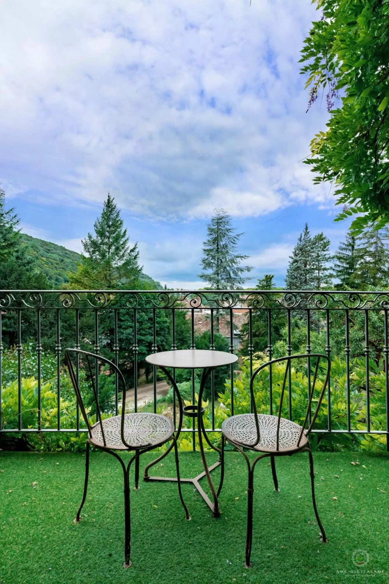 Balcony/Terrace in Hôtel Restaurant Spa Le Sauvage