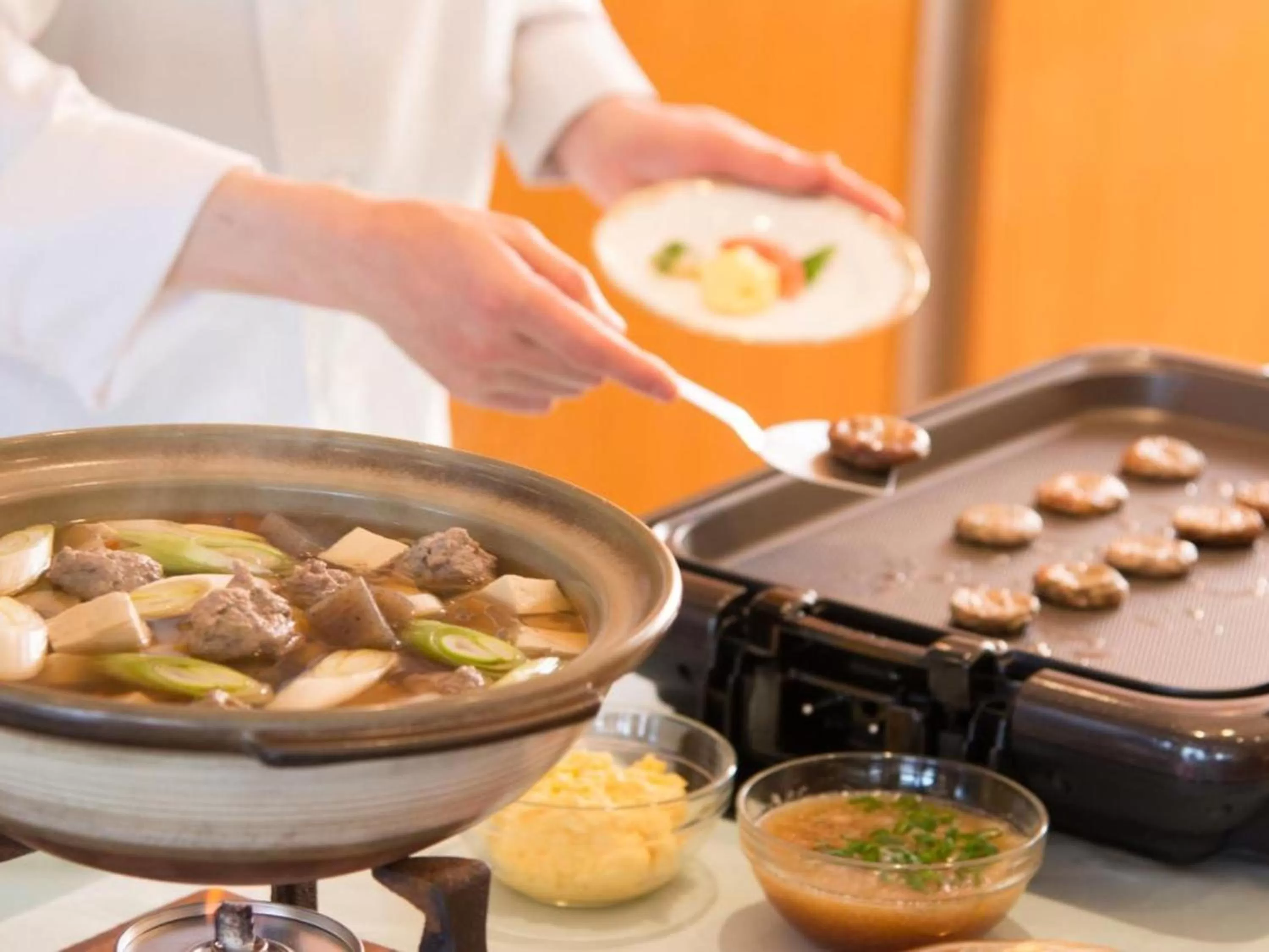 Food close-up in Iwaki Washington Hotel