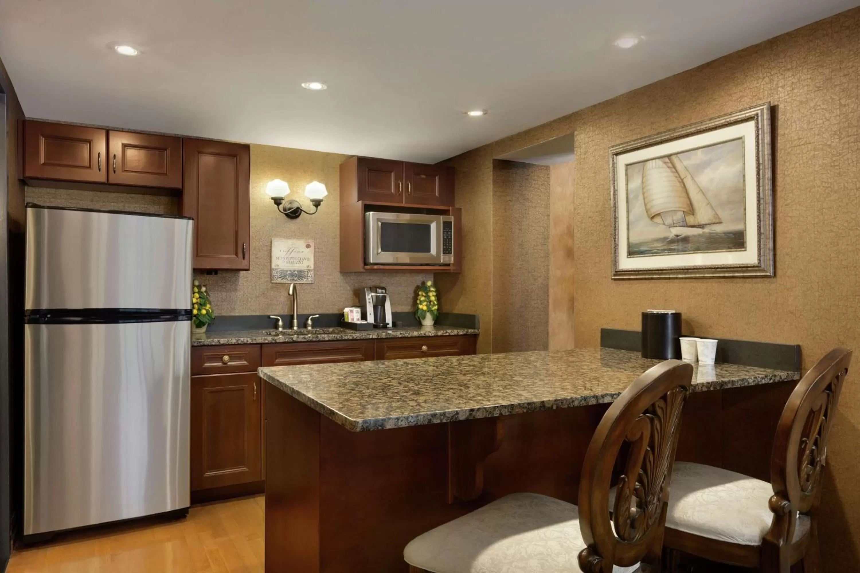 Kitchen or kitchenette in Hilton Garden Inn Rochester/Pittsford