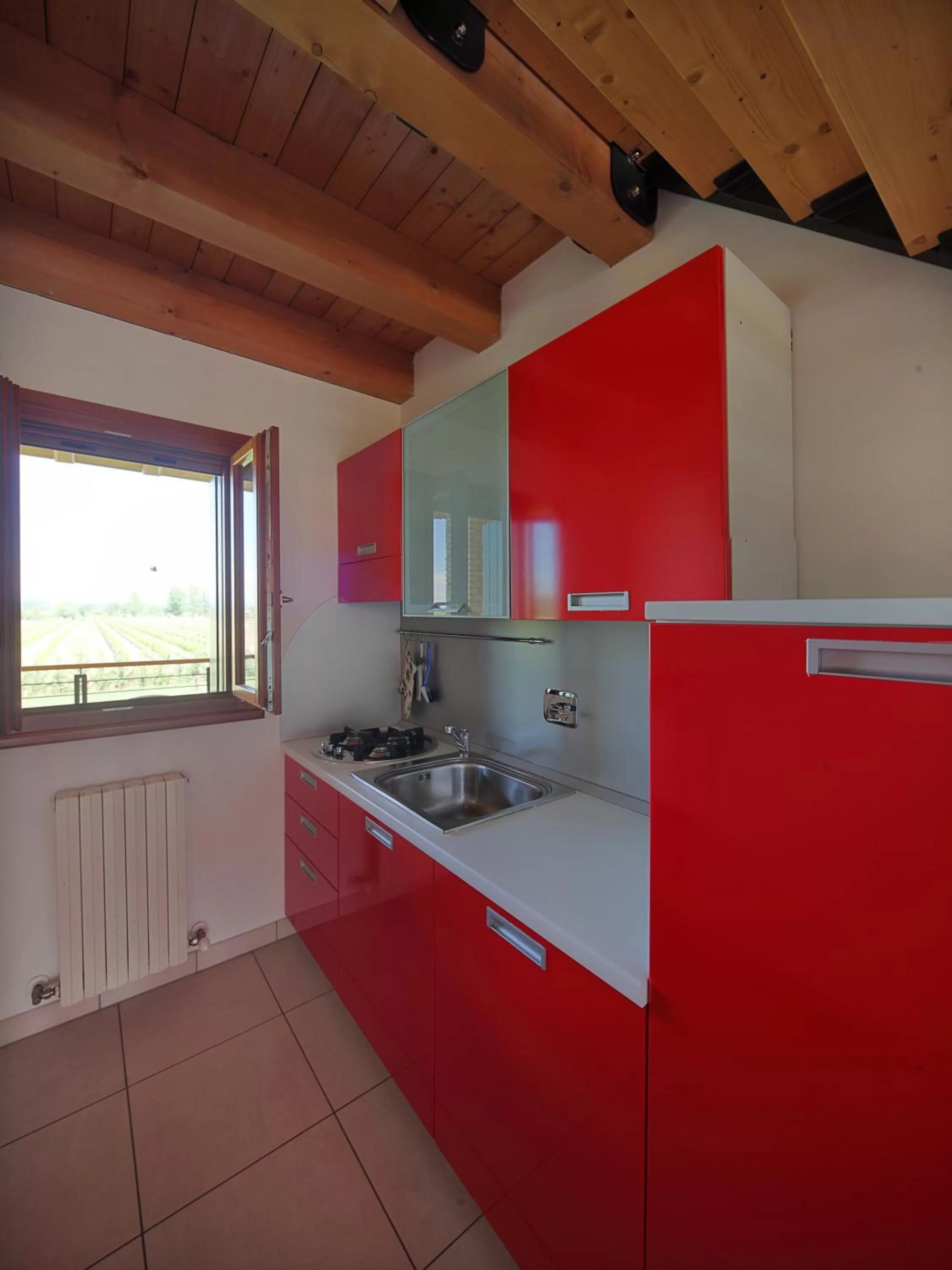 Kitchen or kitchenette in Il Milione Country Hotel
