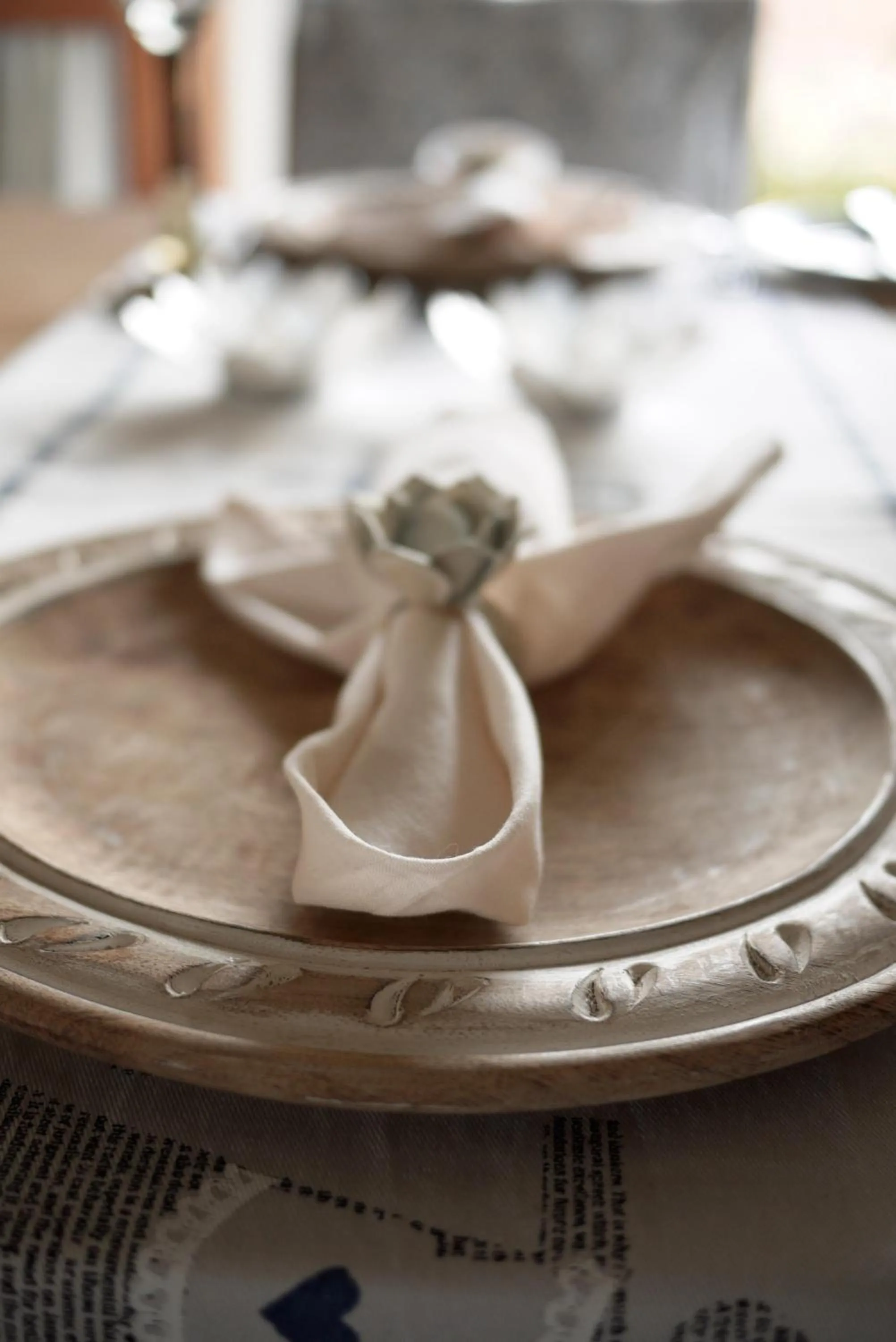 Dining area in A Hilltop Country Retreat