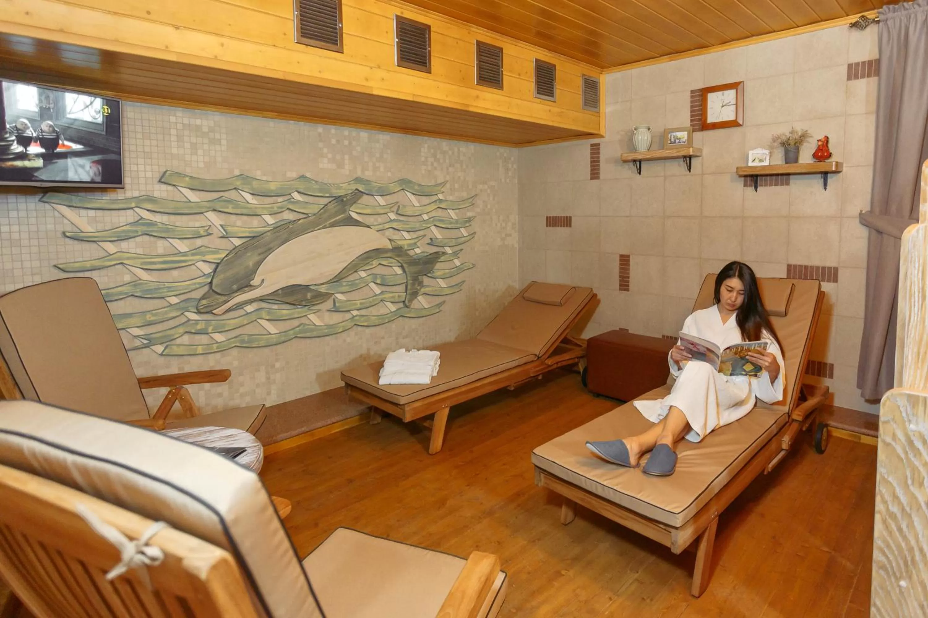 Sauna in Sacvoyage Hotel