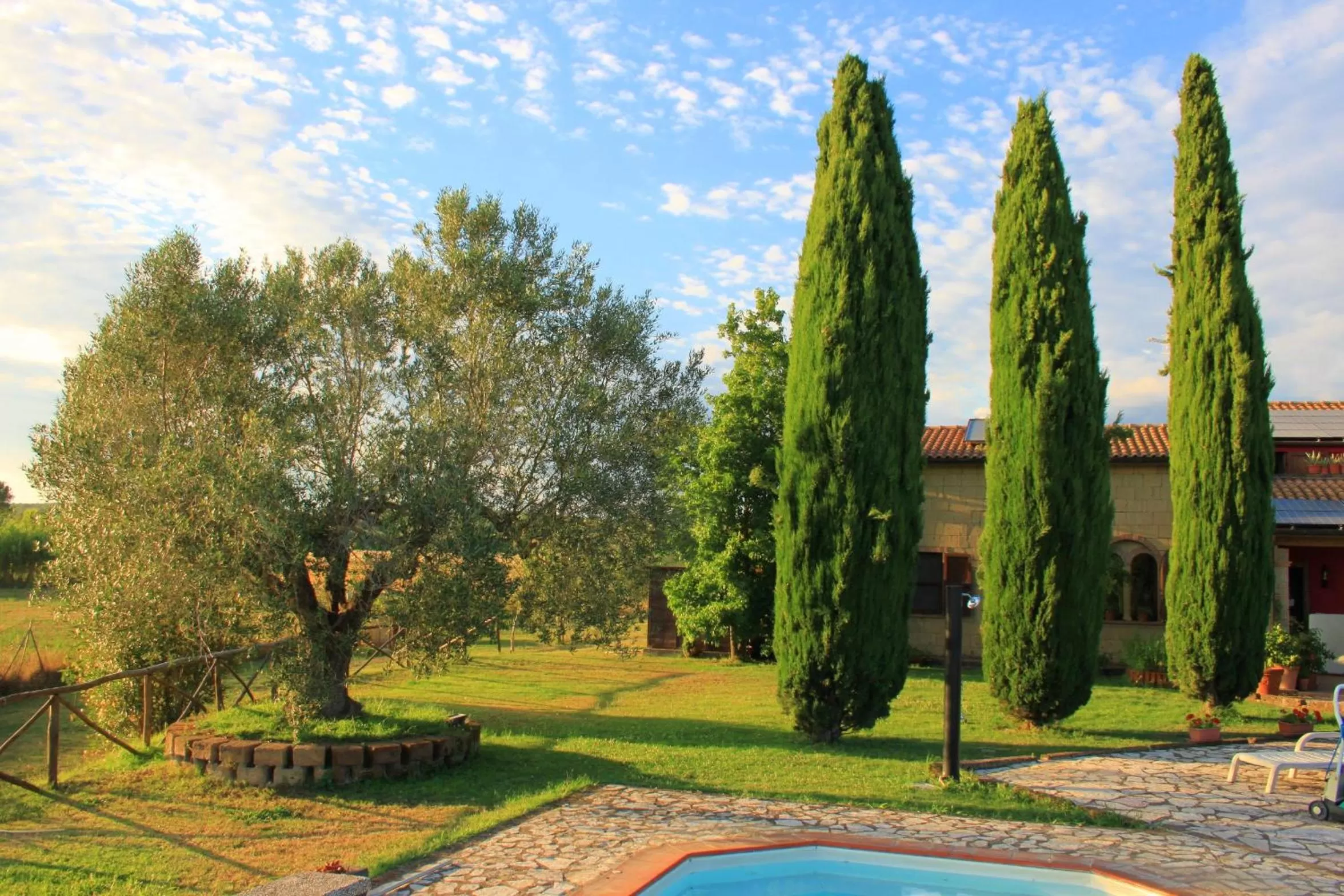 Garden view in A Casa di Amici