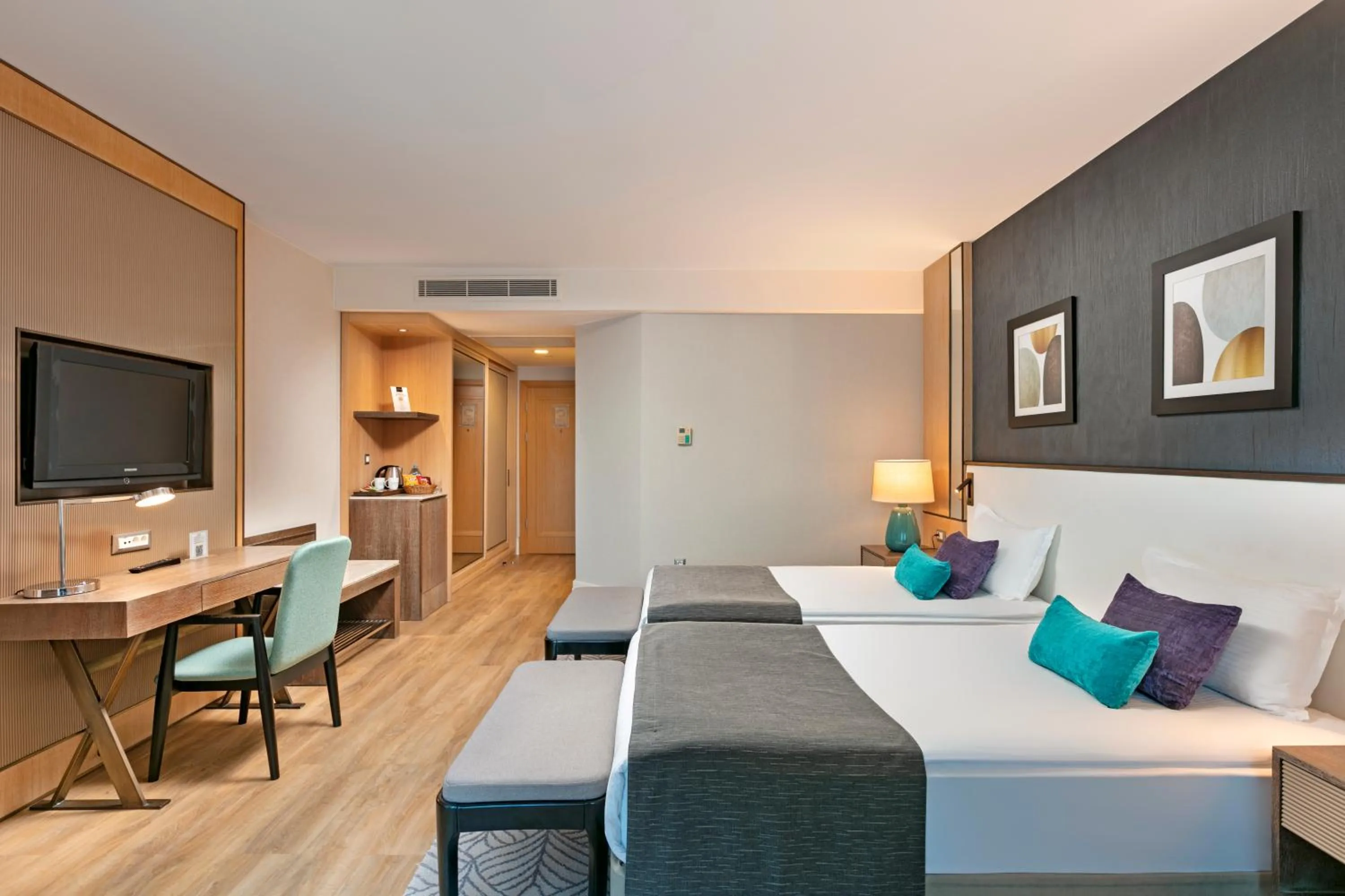 Bed in Susesi Luxury Resort