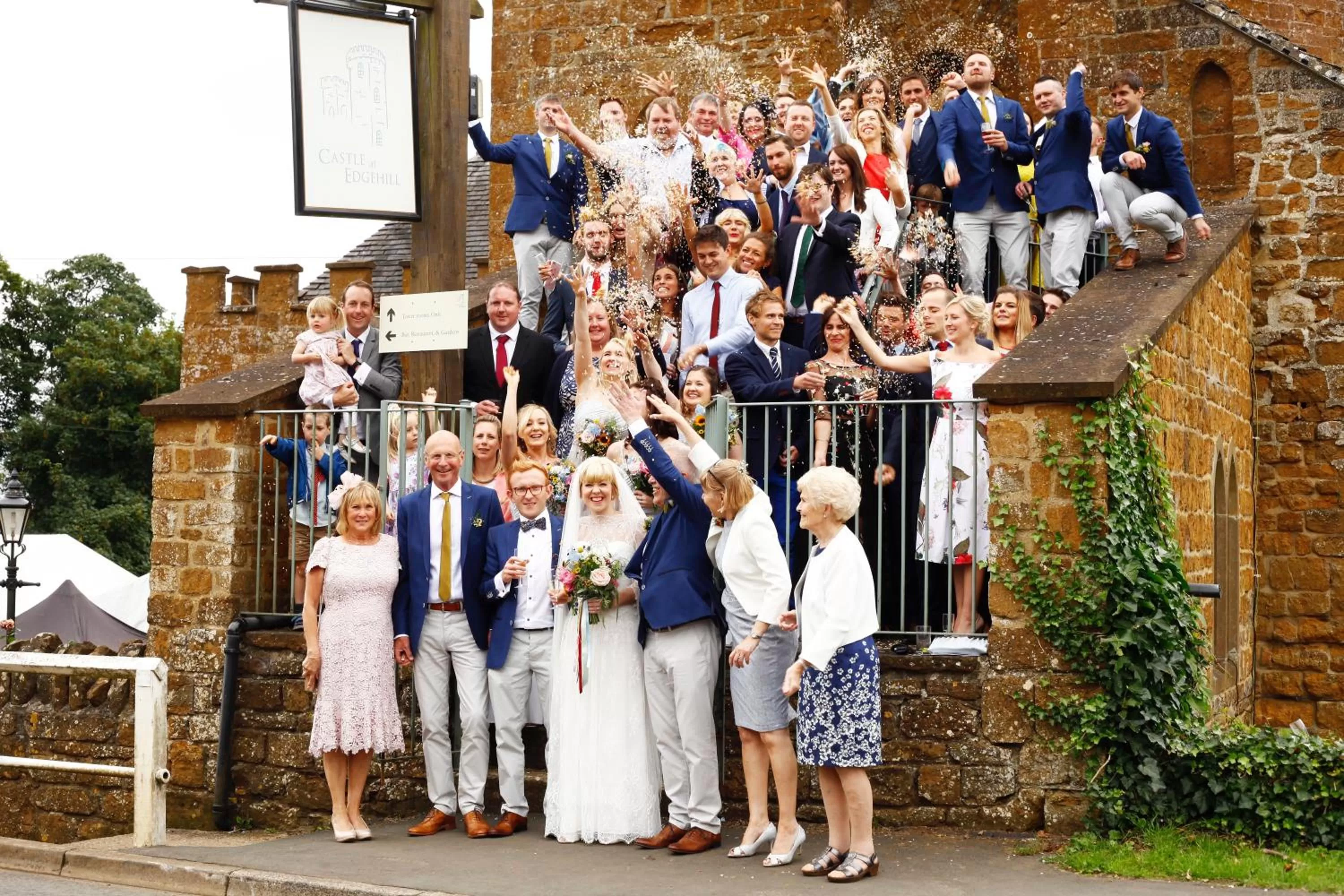wedding in Castle At Edgehill