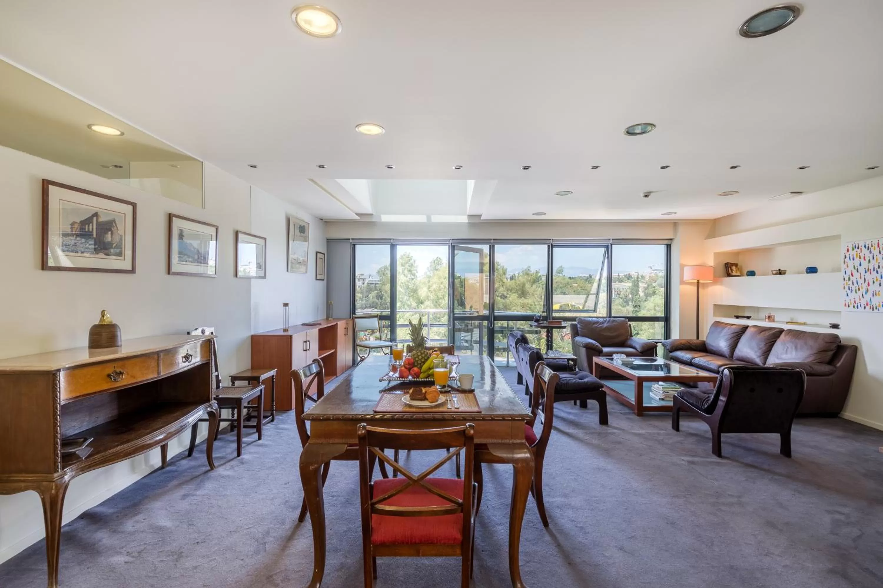 Living room in Arditou Akropolis Apartments-Suites