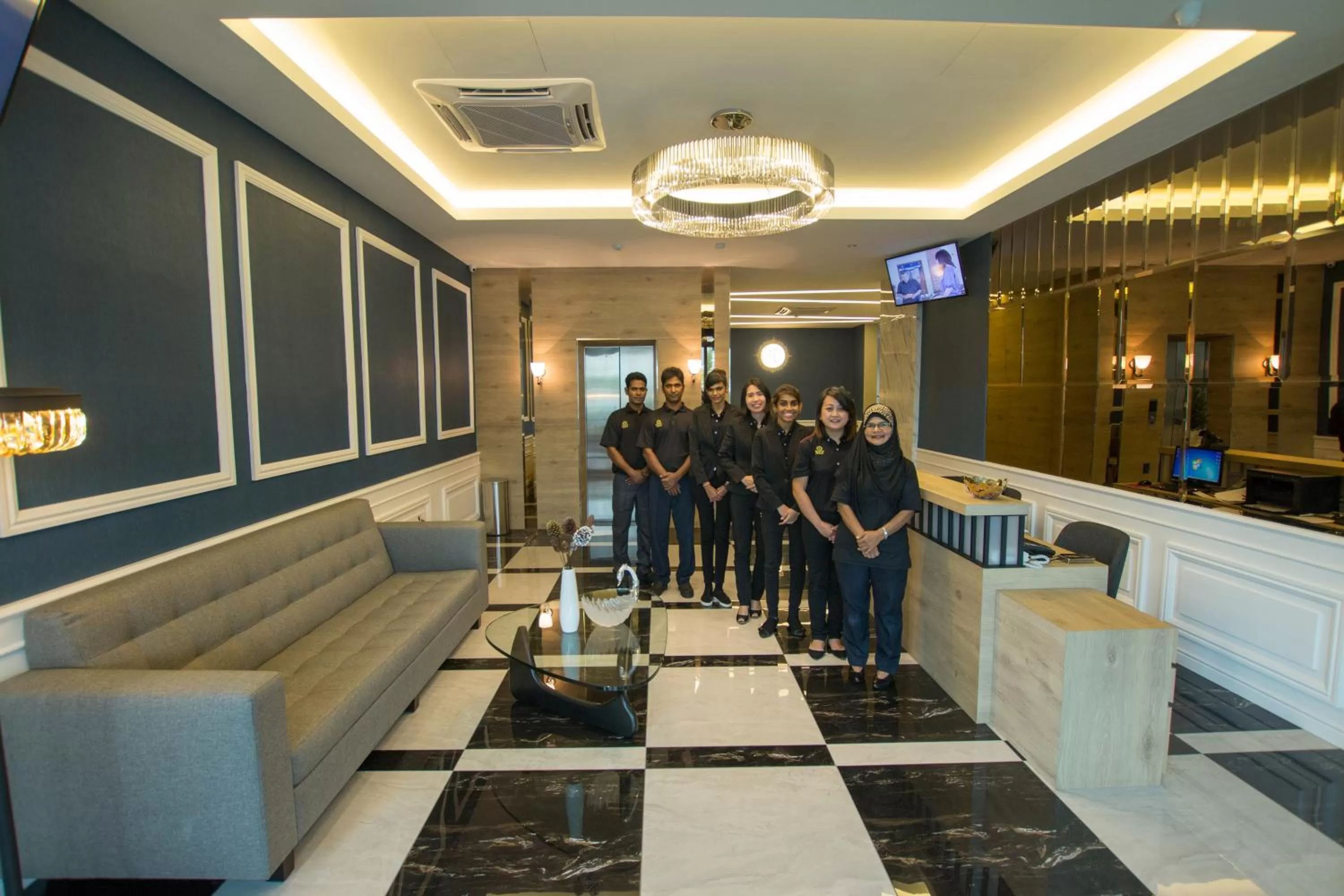 Lobby or reception in Redpine Boutique Hotel