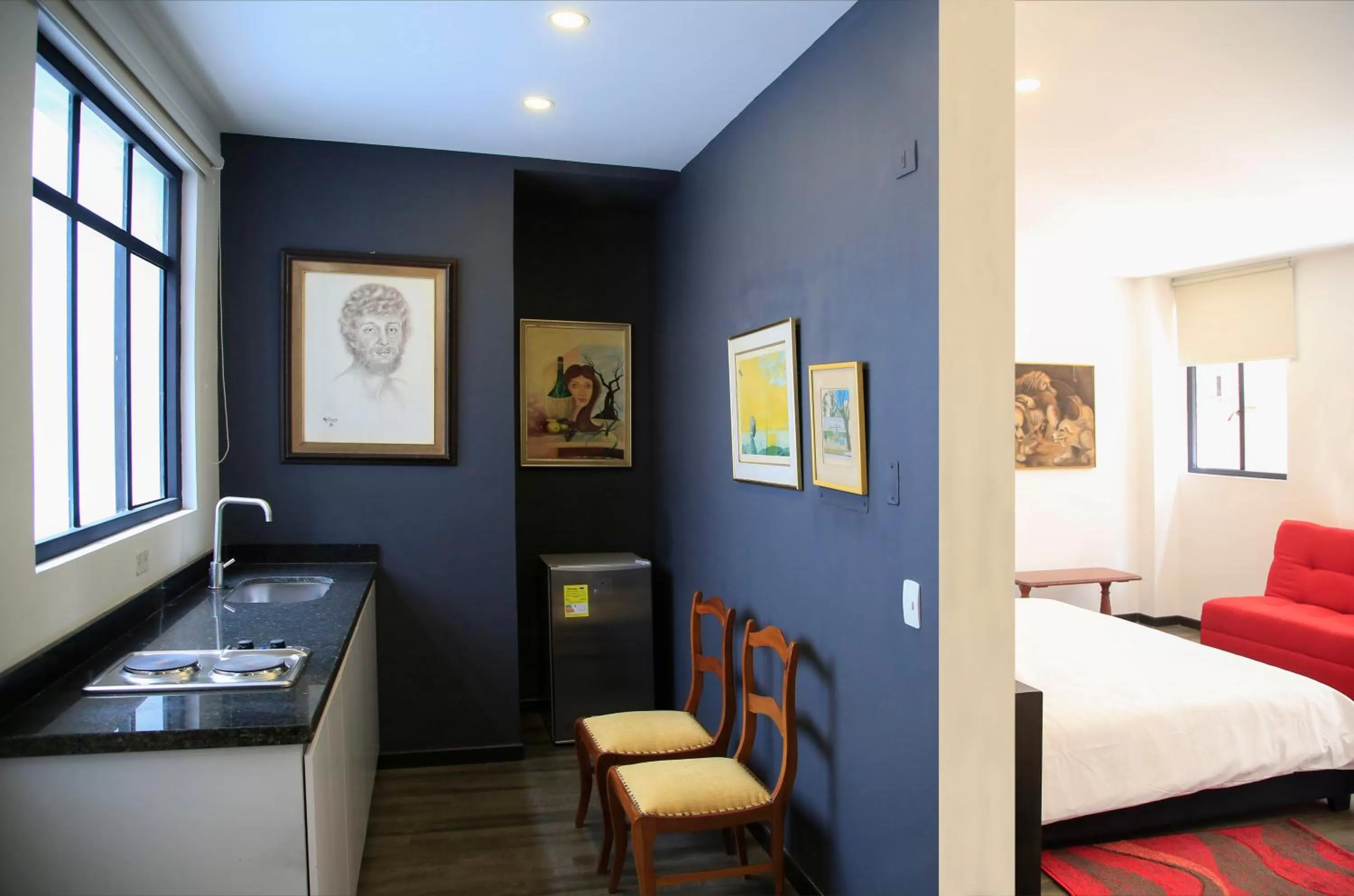 Photo of the whole room, Bed in Hotel Museo San Moritz