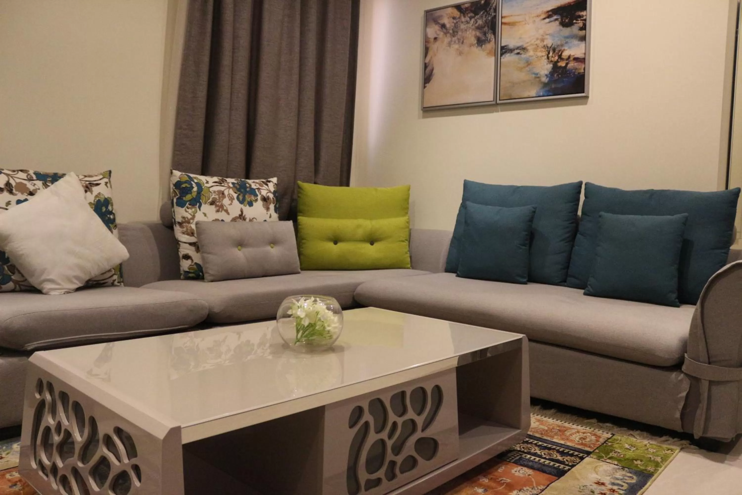 Seating Area in Nooryana Suites and Apartments