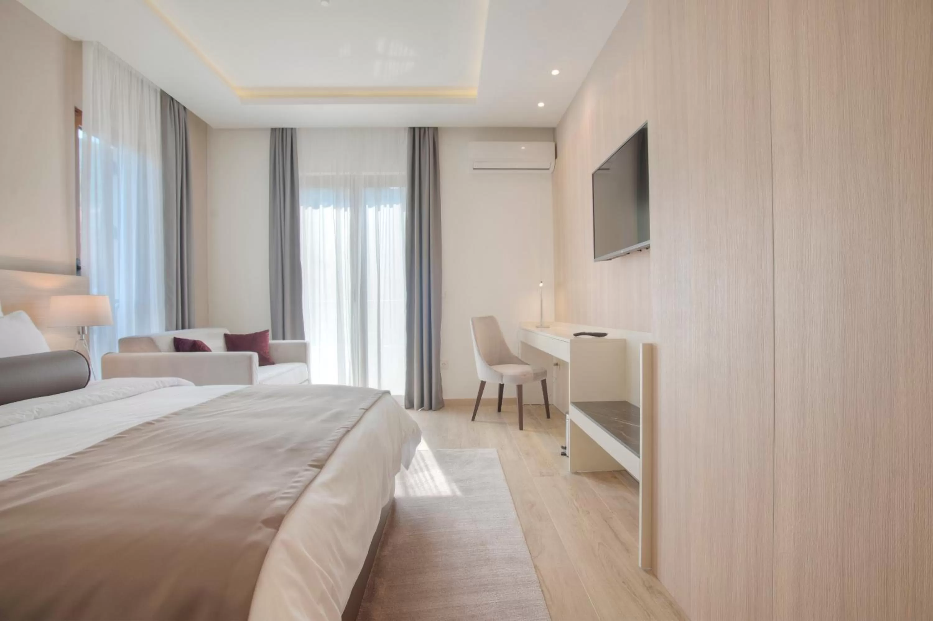 TV and multimedia, Bed in Hotel Villa Gracia