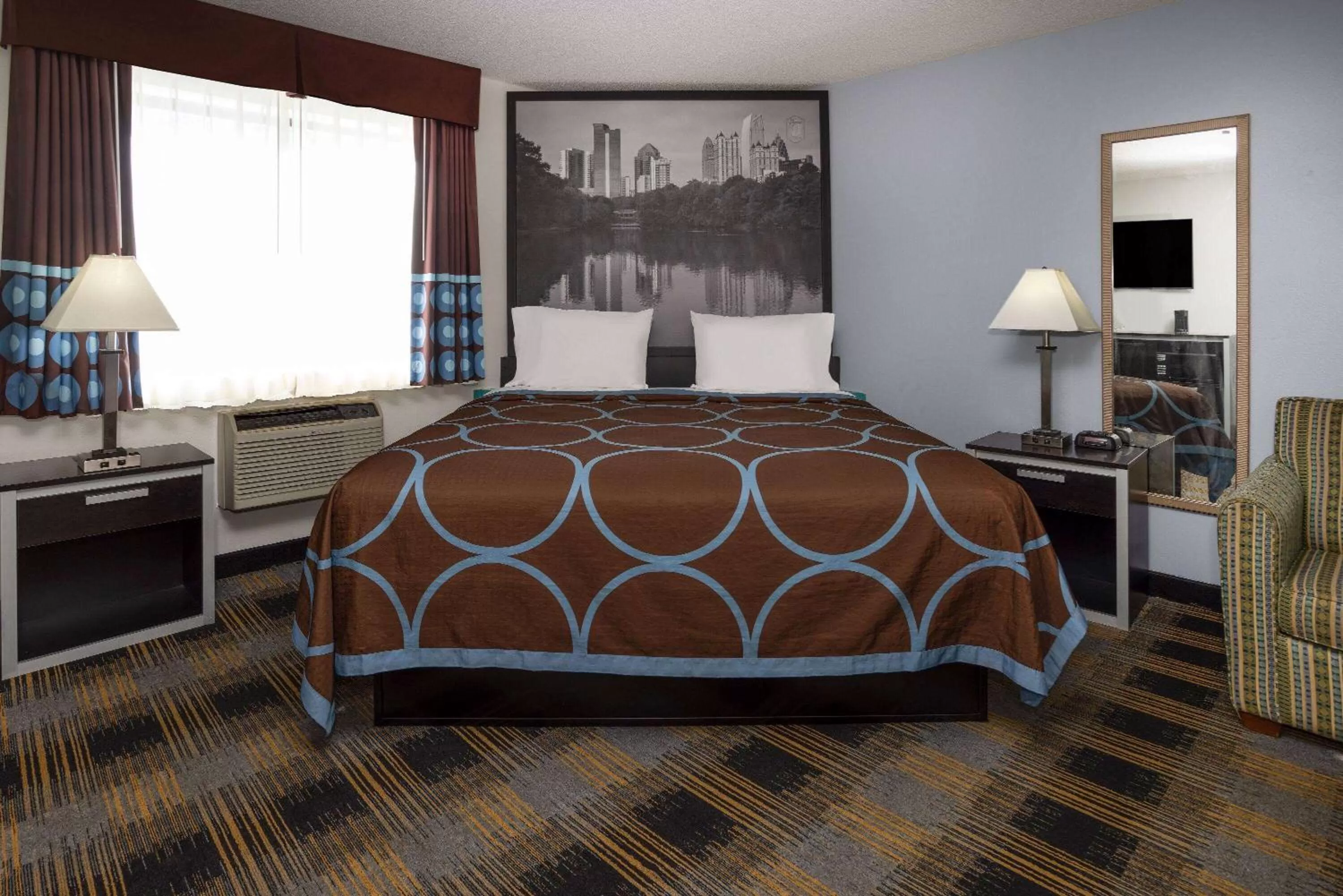 Bed in Super 8 by Wyndham Villa Rica