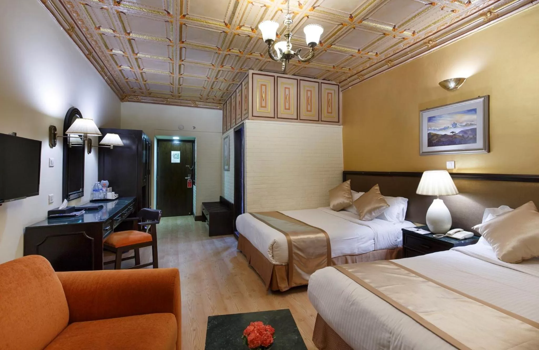 Photo of the whole room, Bed in Hotel Shanker-Palatial Heritage Kathmandu