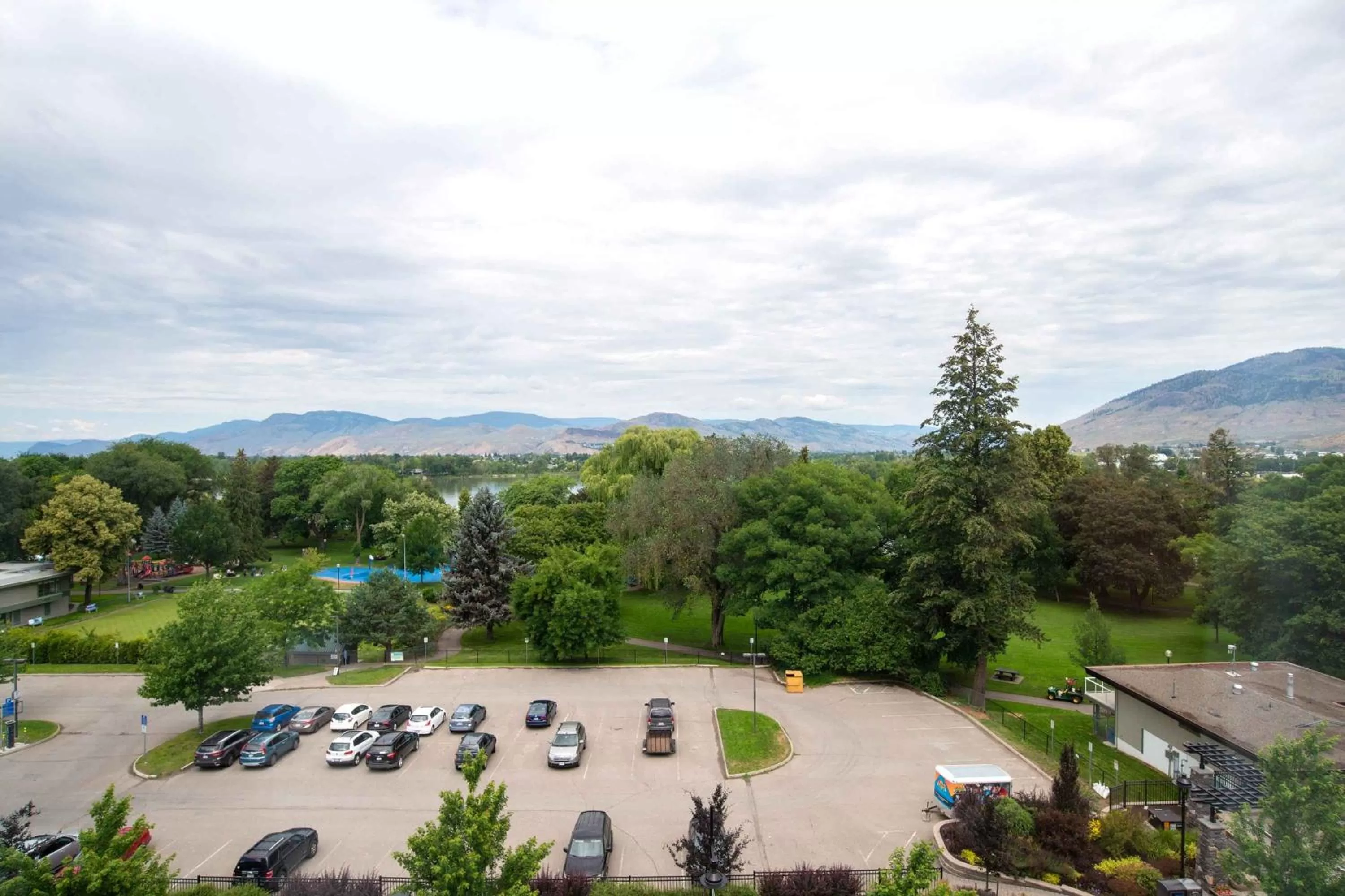 Garden view in Sandman Signature Kamloops Hotel