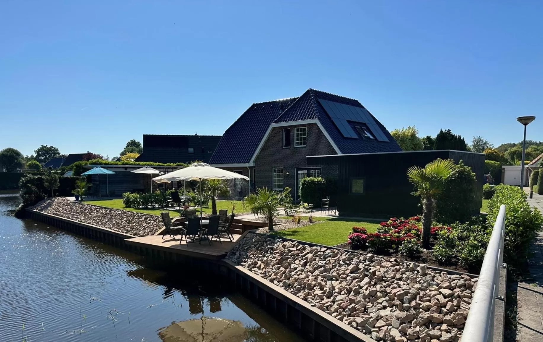 Garden in B&B de Wiekeborg