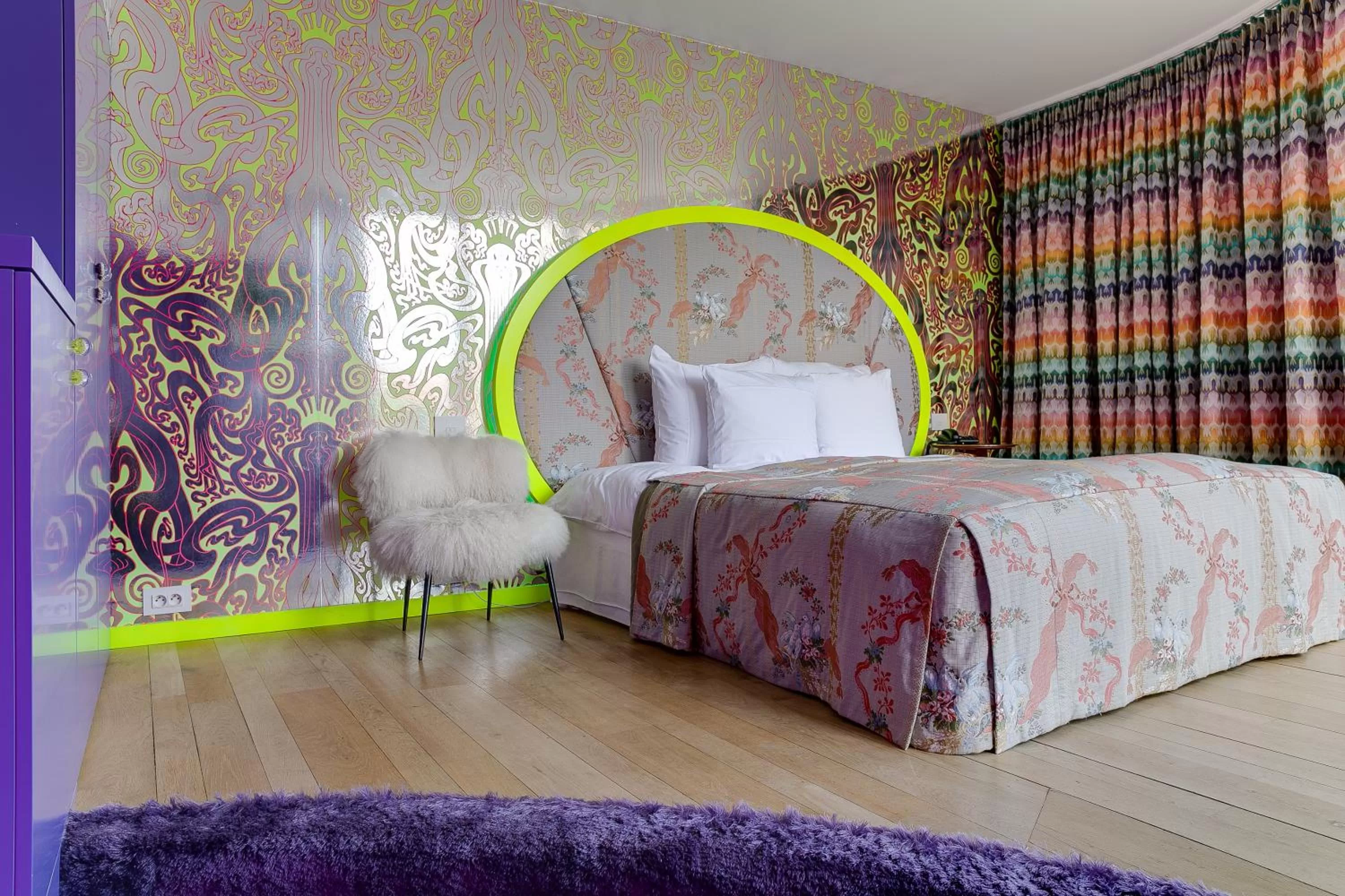 Bed in Hotel De Witte Lelie -Small Luxury Hotels of the World