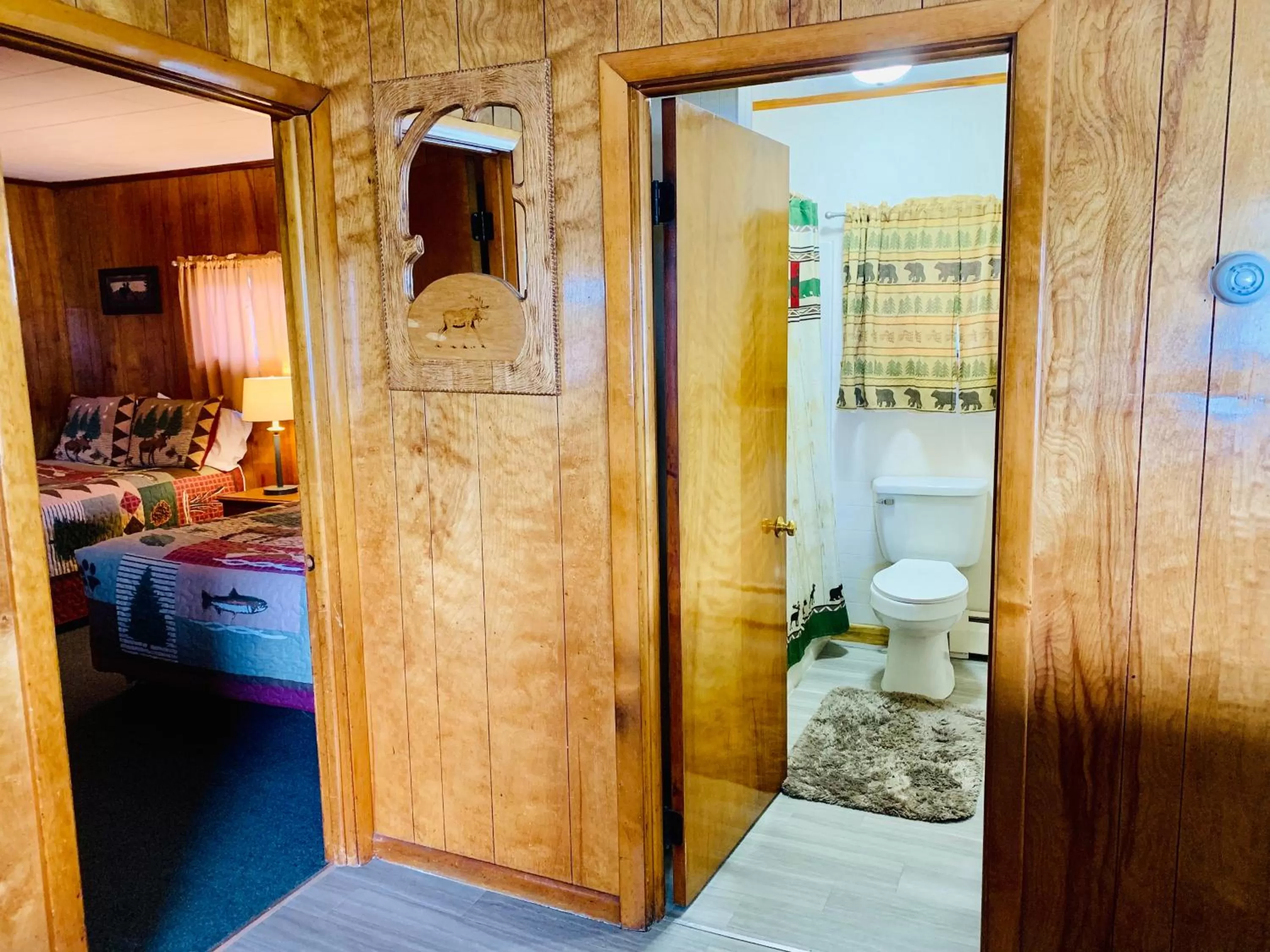 Bathroom in Rangeley Town & Lake