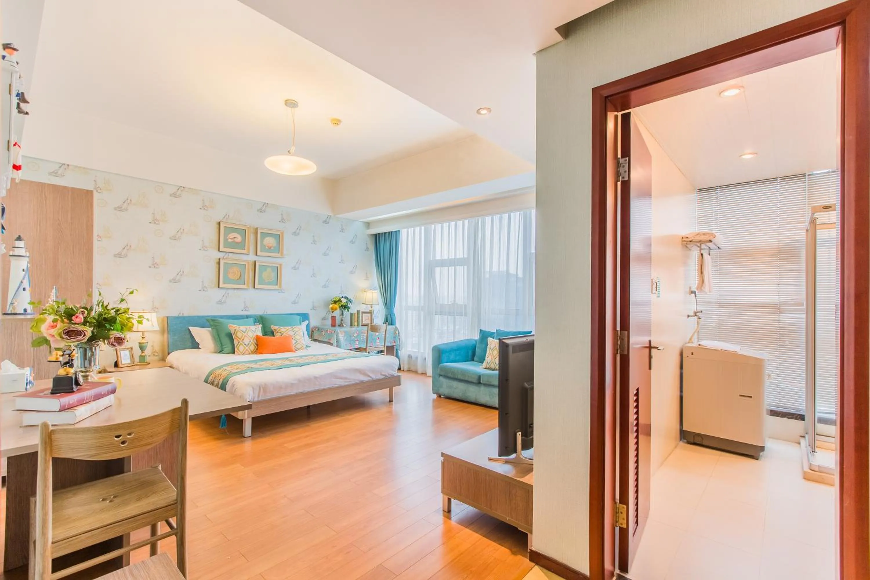 Bed in Westlake 7 Service Apartment