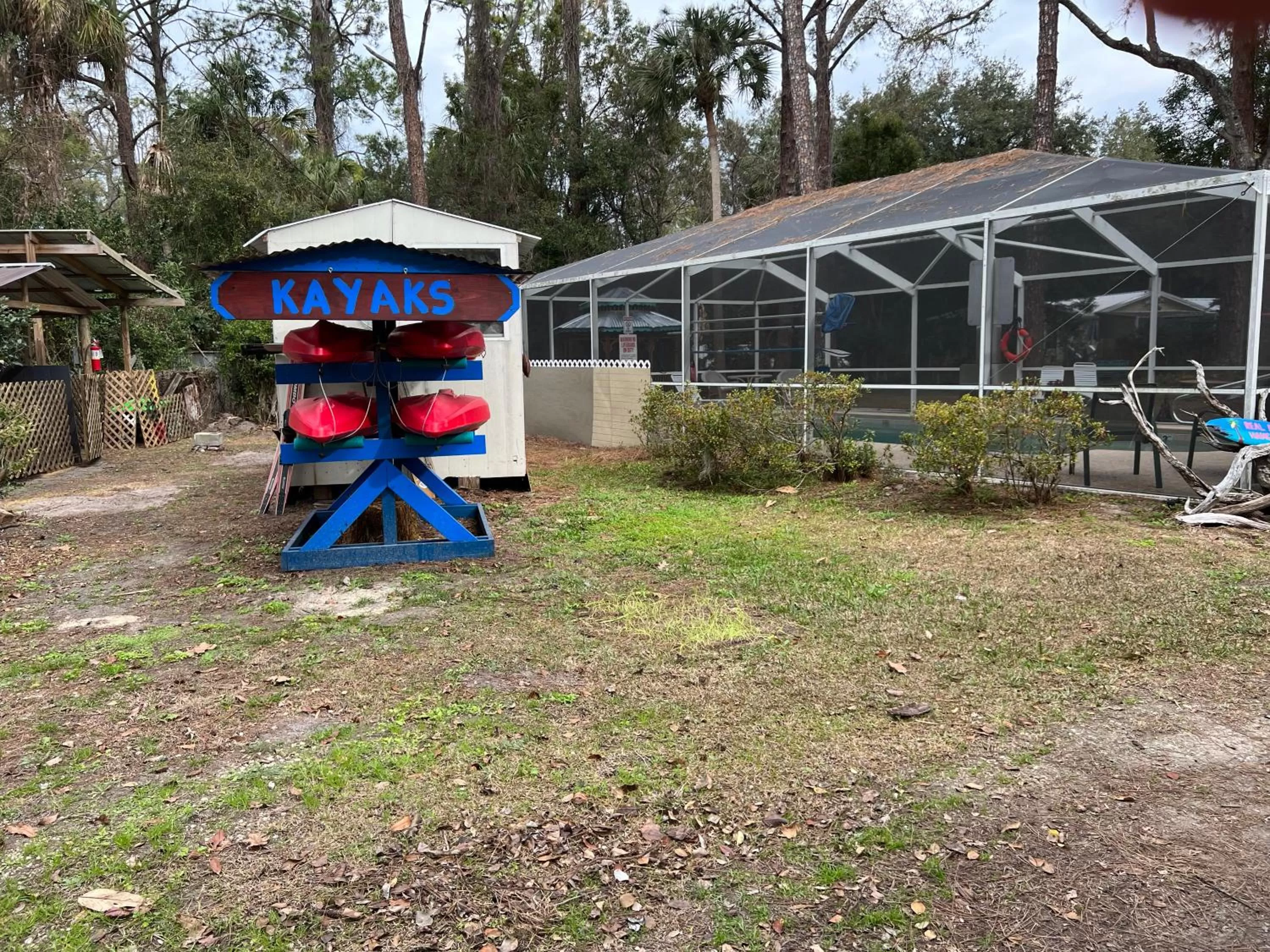 Garden view in Nature Coast Inn & Cottages