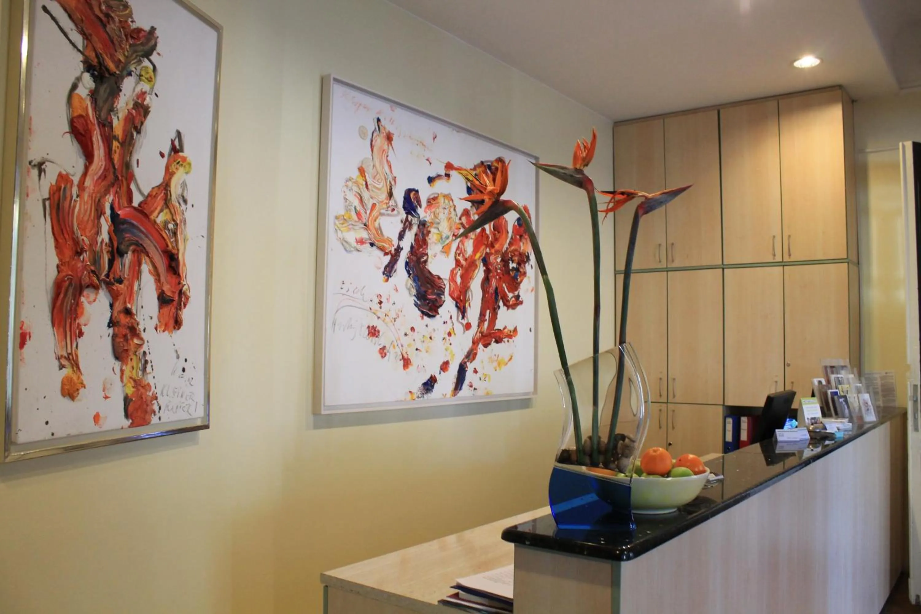 Lobby or reception in Hotel Hansablick