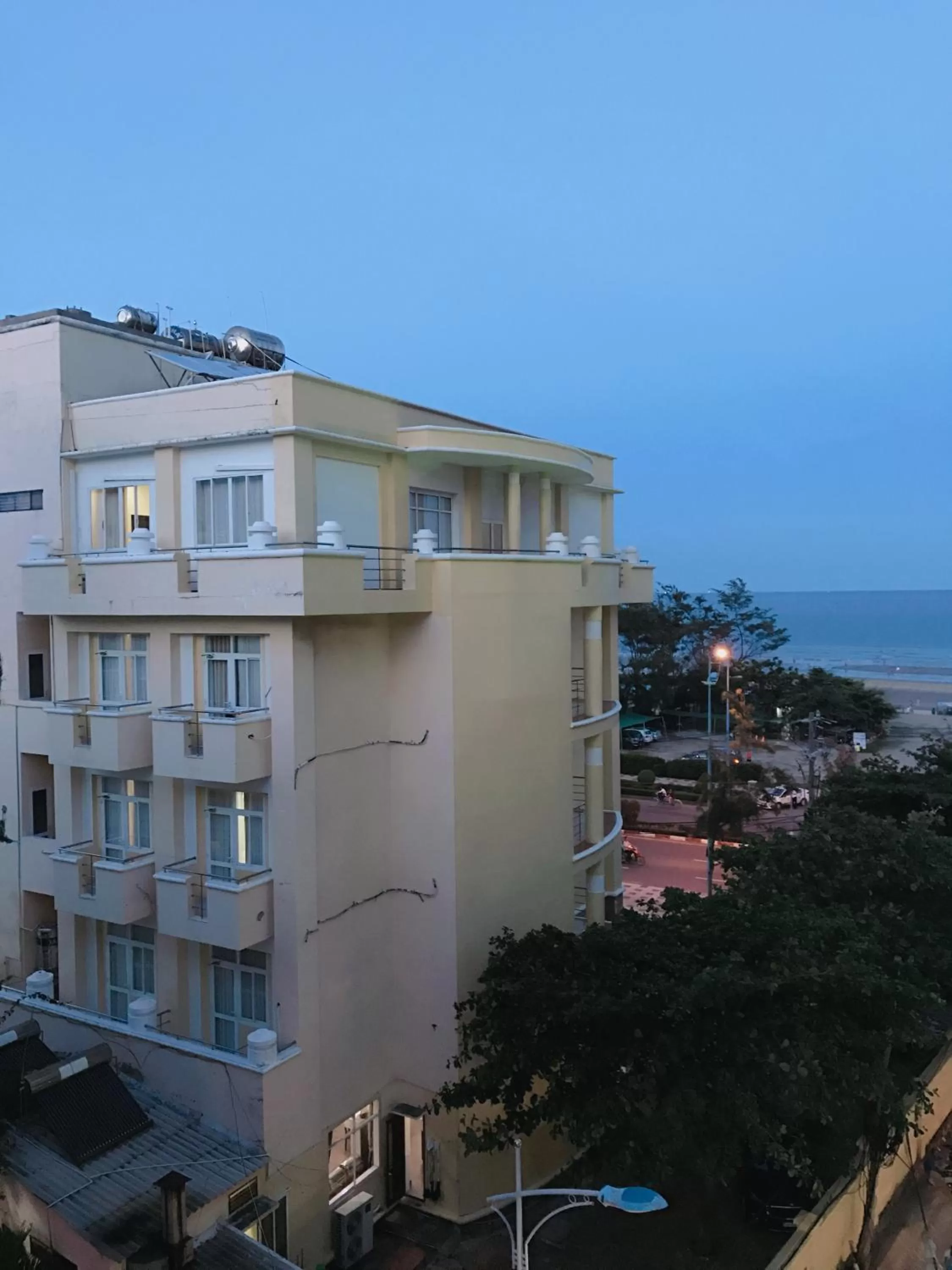 Street view, Property Building in Hoang Phat Hotel