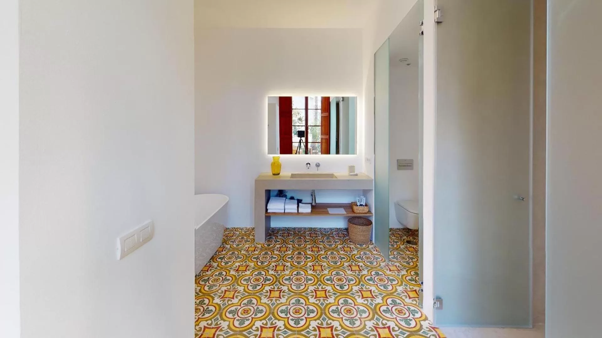 Bathroom, Bed in Hotel Boutique Can Pocovi