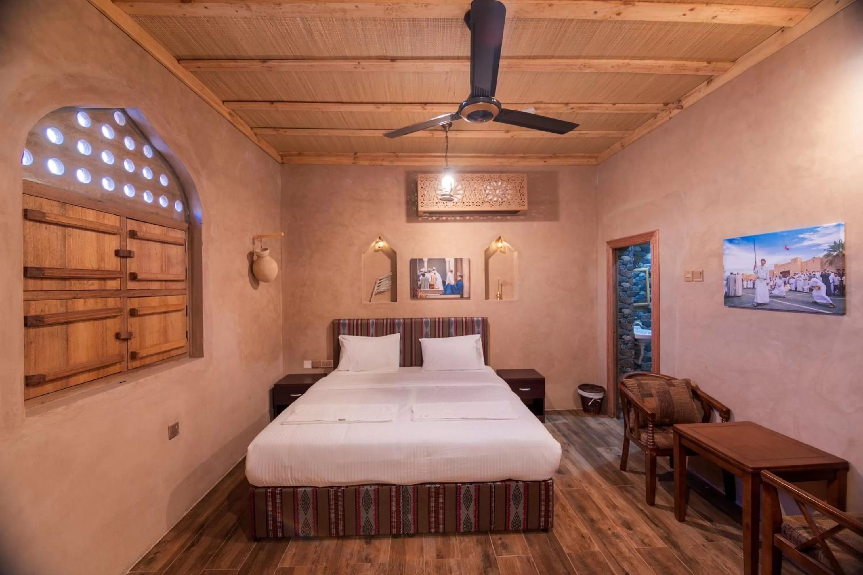 Bed in Nizwa Heritage Inn